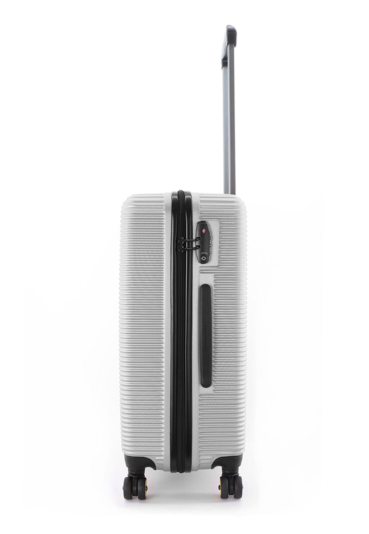 National Geographic Abroad Hartschalenkoffer 67 cm Medium Silber – Produktansicht 3
