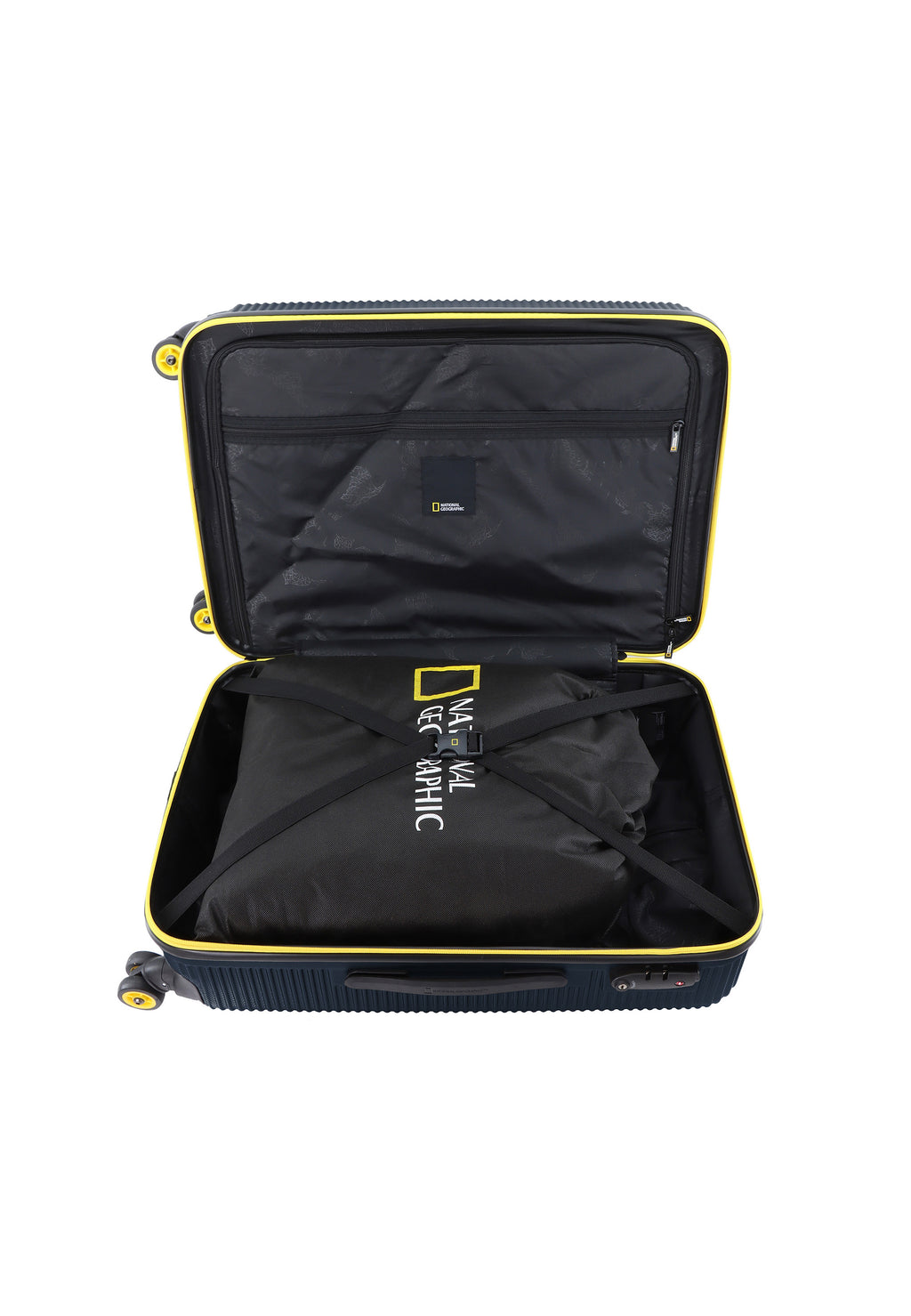 National Geographic - Abroad Hartschalenkoffer / Trolley / Reisekoffer - 67 cm - (Medium) - Marine
