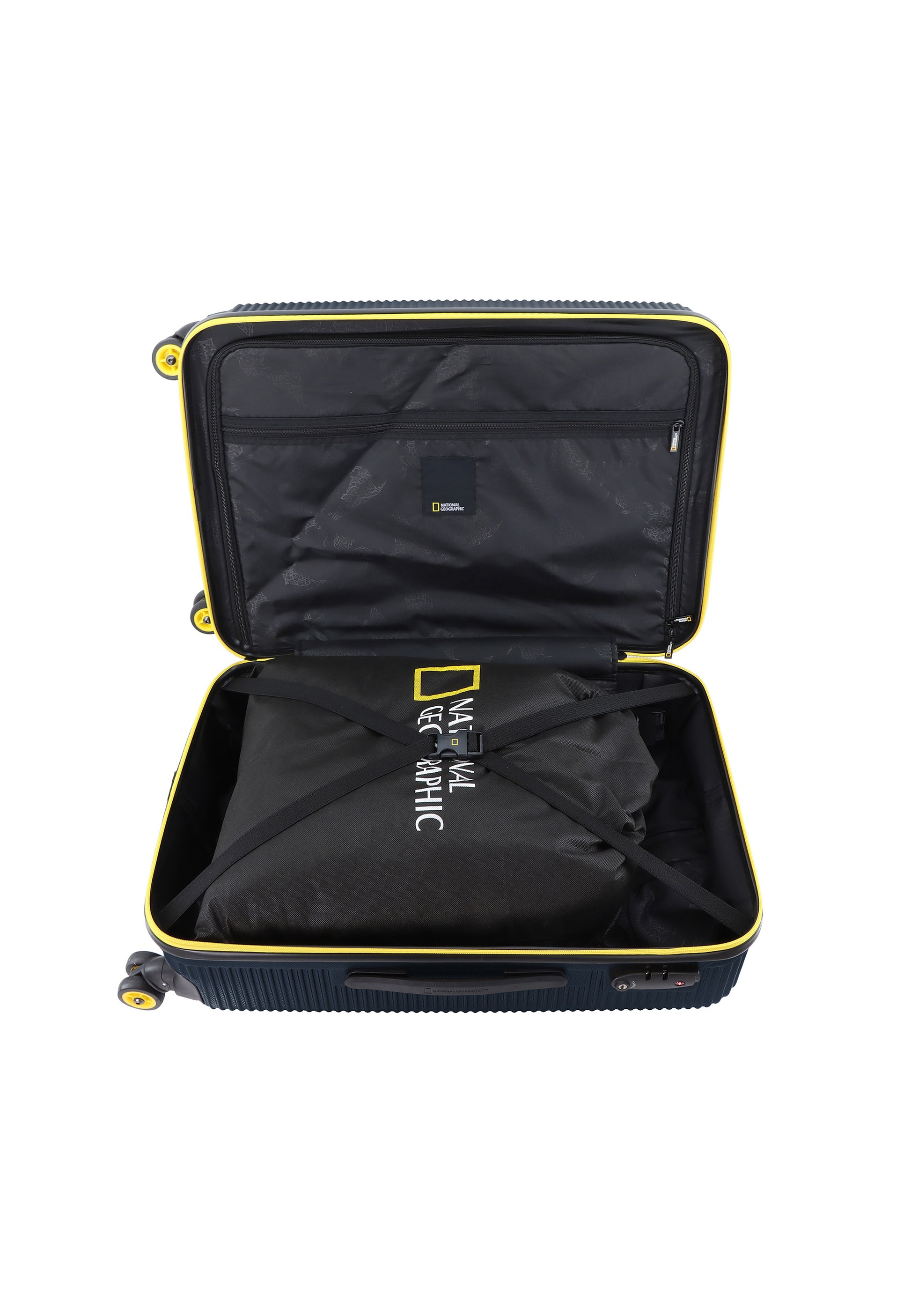 National Geographic - Abroad Hartschalenkoffer / Trolley / Reisekoffer - 67 cm - (Medium) - Marine
