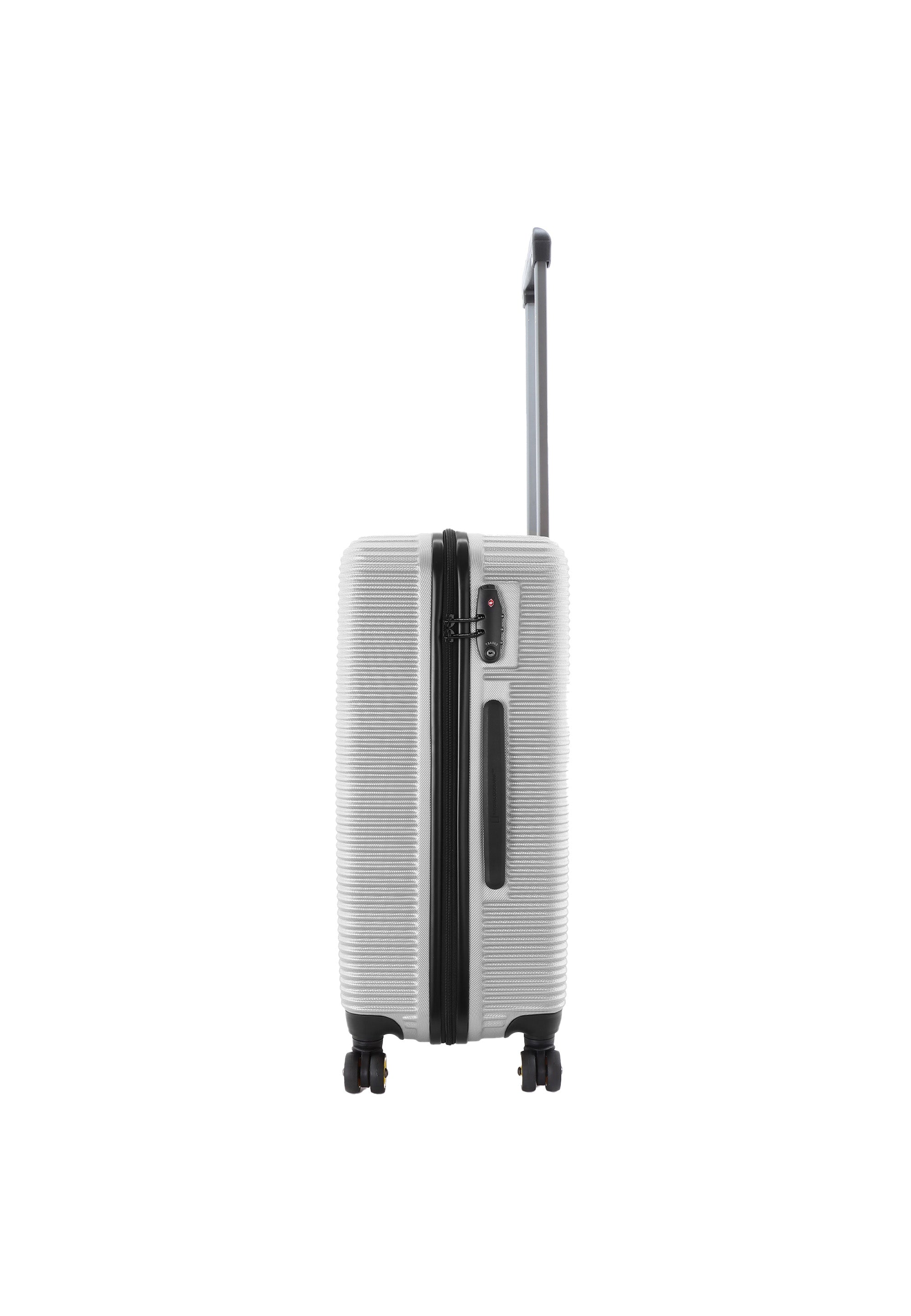 National Geographic - Abroad Hartschalenkoffer / Trolley / Reisekoffer - 67 cm - (Medium) - Silber