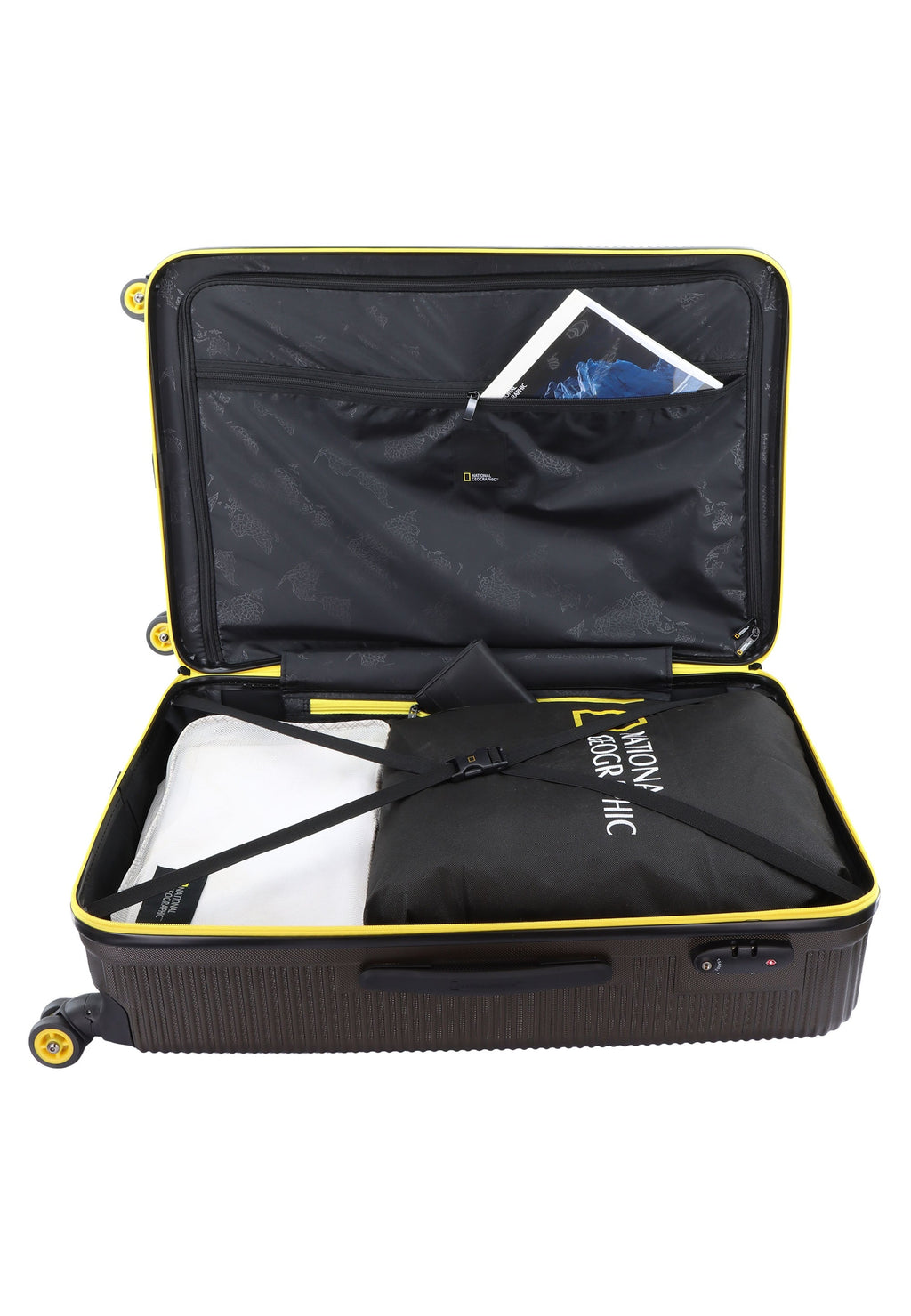 National Geographic Abroad Hartschalenkoffer 76 cm Large Khaki – Produktansicht 7