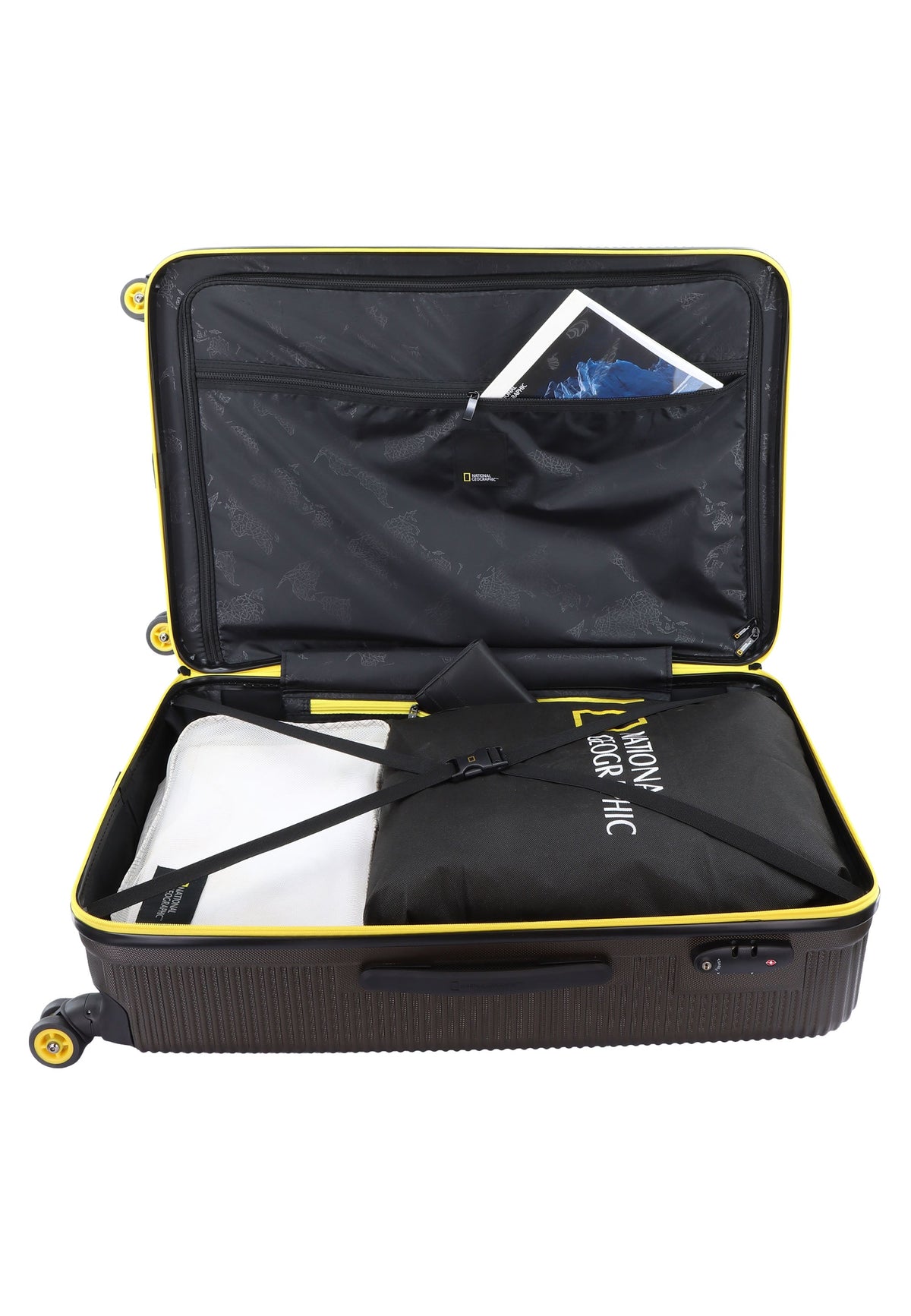 National Geographic Abroad Hartschalenkoffer 76 cm Large Khaki – Produktansicht 7