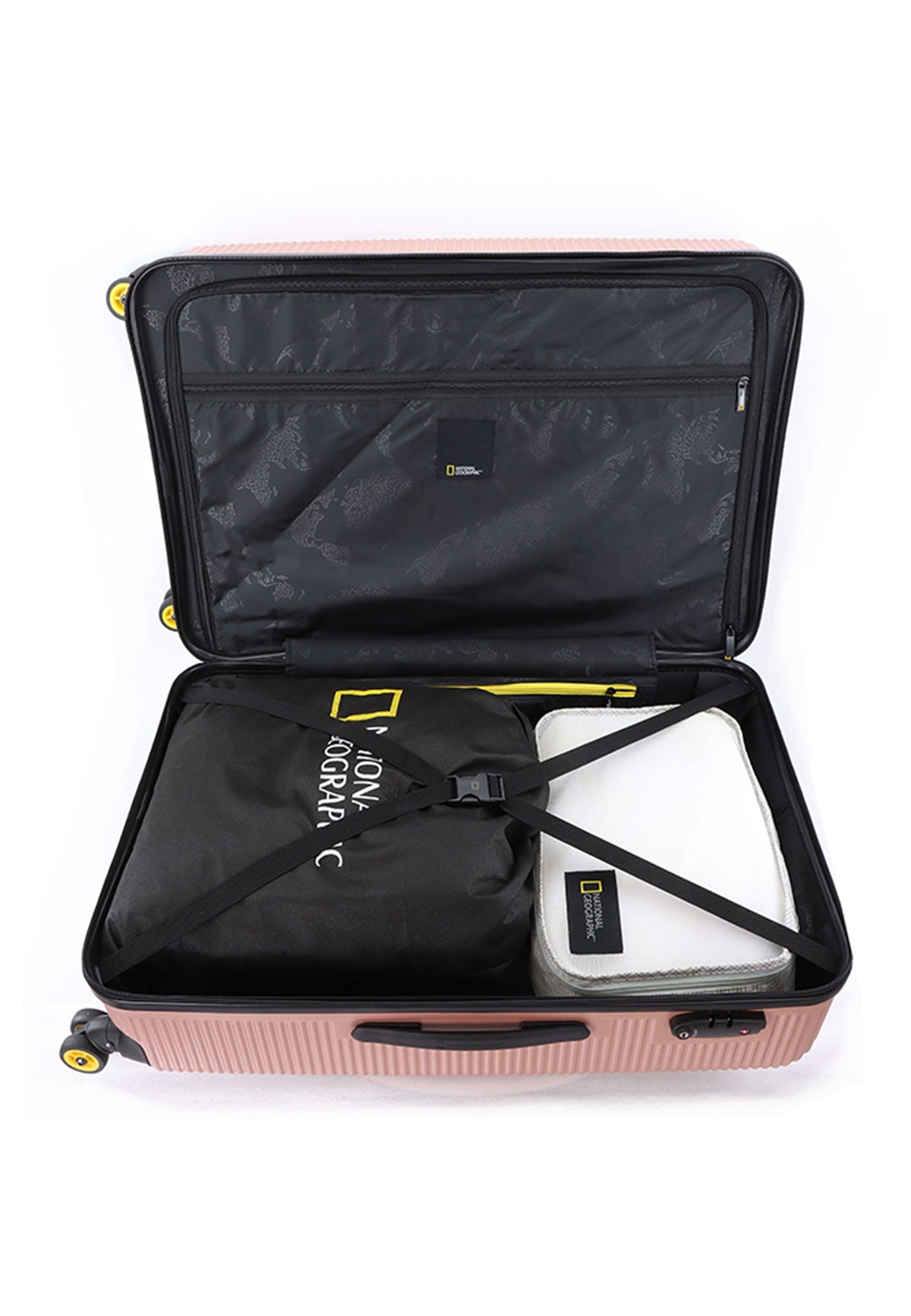 National Geographic Abroad Hartschalenkoffer 76 cm Large Roségold – Produktansicht 10