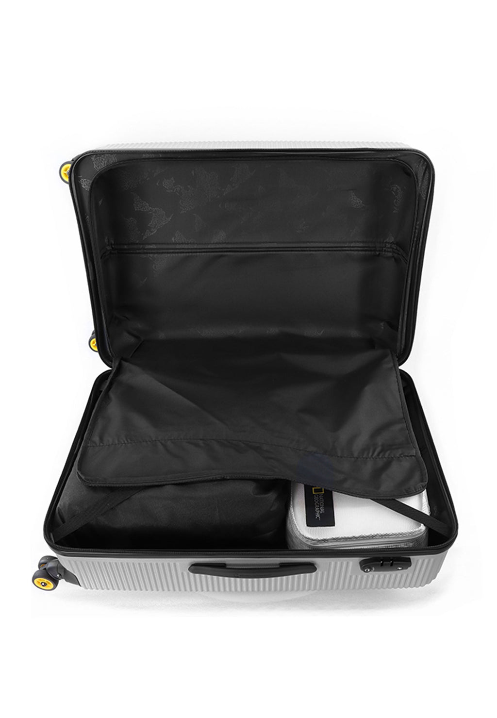 National Geographic Abroad Hartschalenkoffer 76 cm Large Silber – Produktansicht 11
