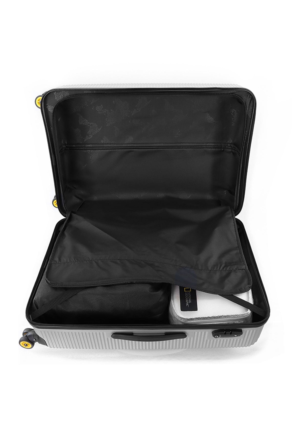 National Geographic Abroad Hartschalenkoffer 76 cm Large Silber – Produktansicht 11