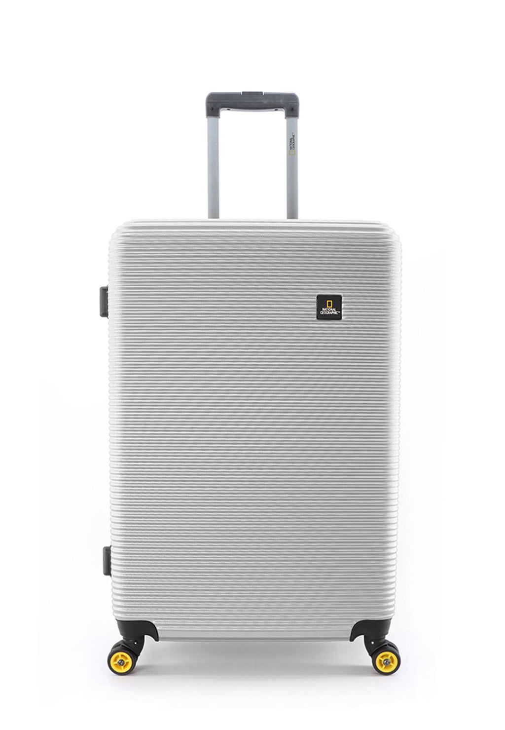 National Geographic Abroad Hartschalenkoffer 76 cm Large Silber – Produktansicht 1
