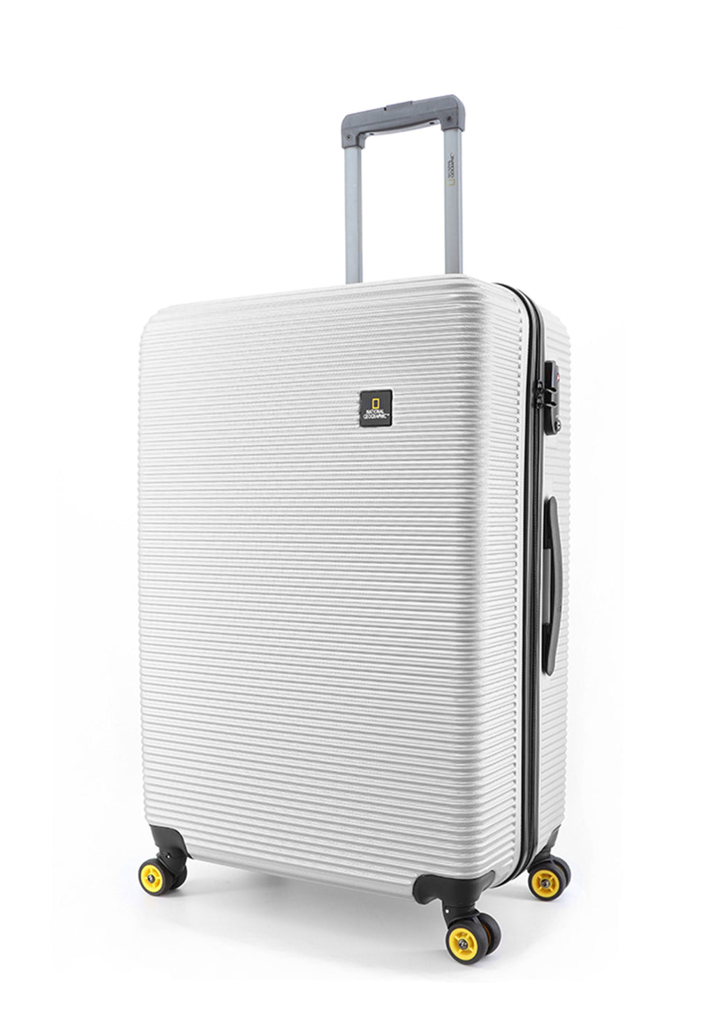 National Geographic Abroad Hartschalenkoffer 76 cm Large Silber – Produktansicht 2