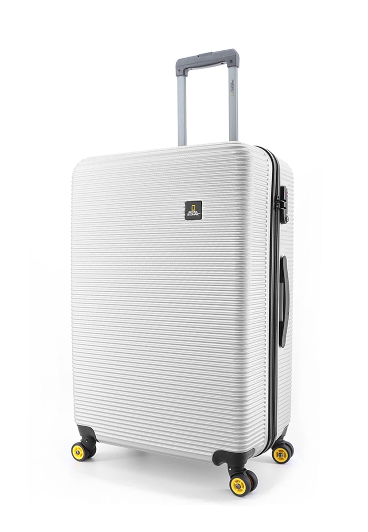 National Geographic Abroad Hartschalenkoffer 76 cm Large Silber – Produktansicht 2