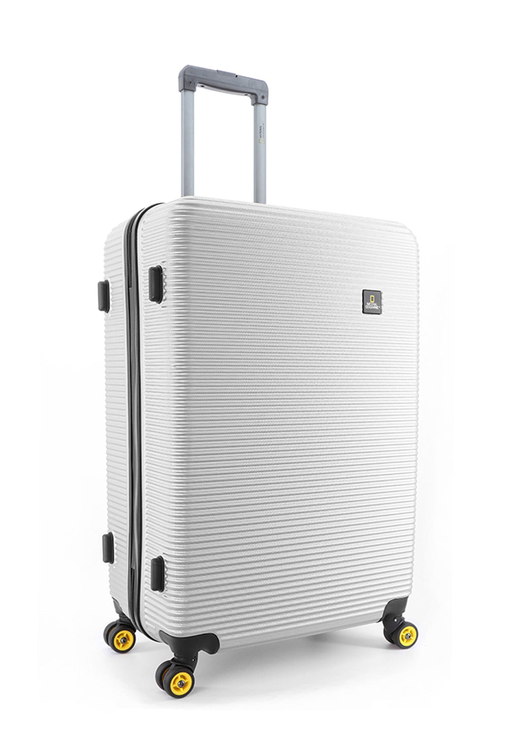 National Geographic Abroad Hartschalenkoffer 76 cm Large Silber – Produktansicht 6
