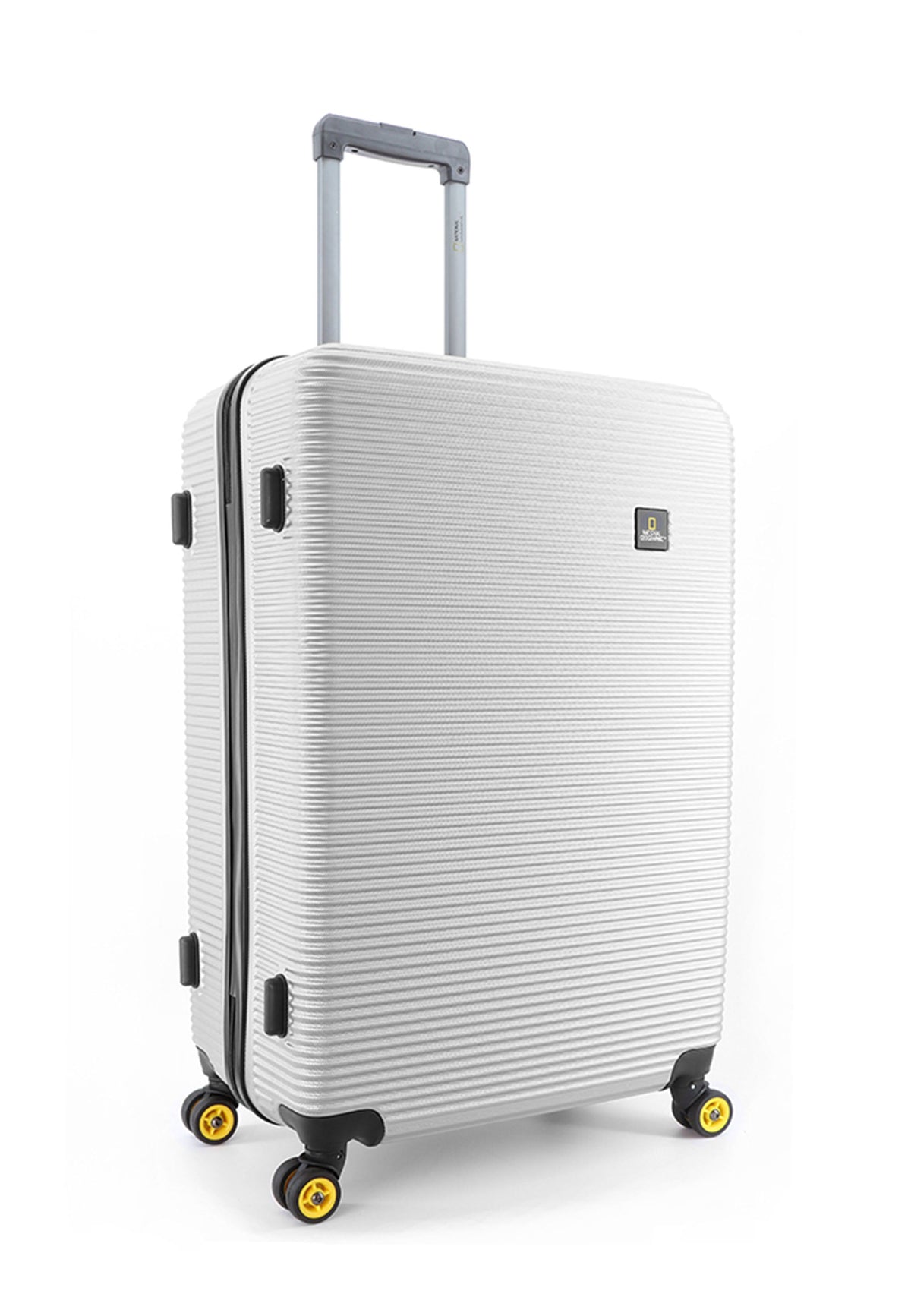 National Geographic Abroad Hartschalenkoffer 76 cm Large Silber – Produktansicht 6