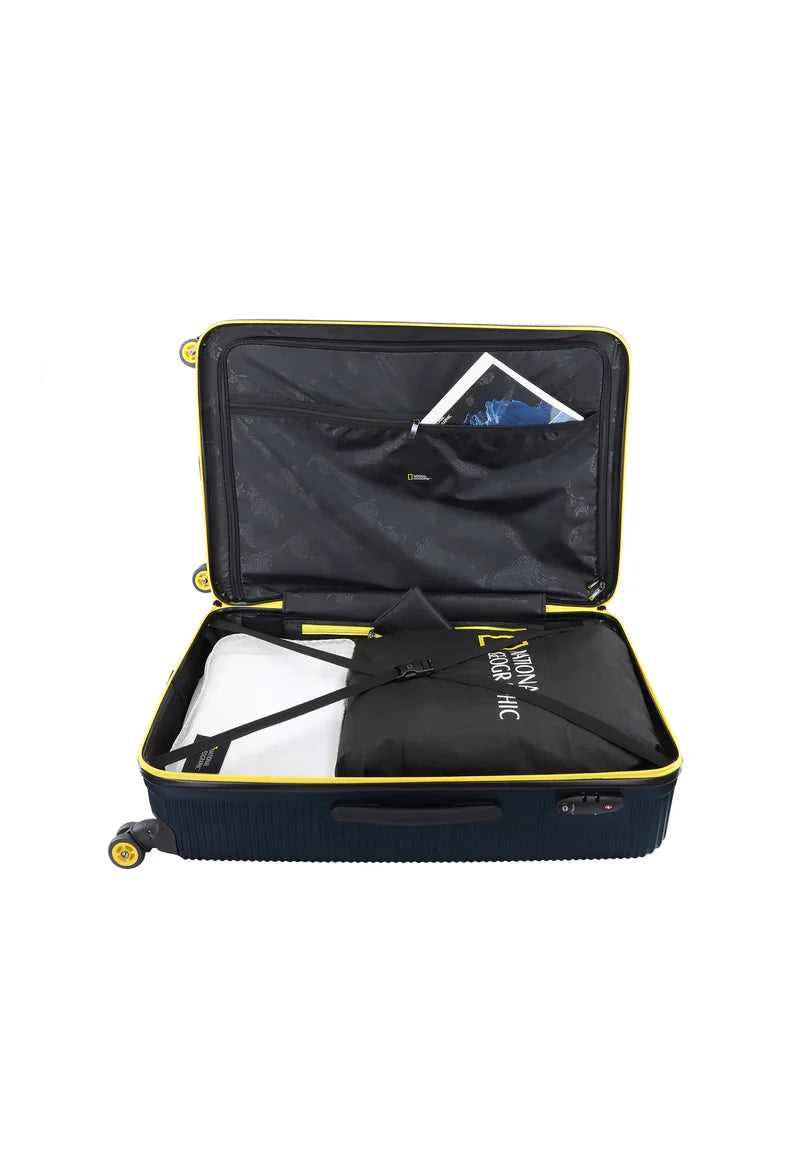 National Geographic Abroad Hartschalenkoffer 76 cm Large Marineblau – Produktansicht 6