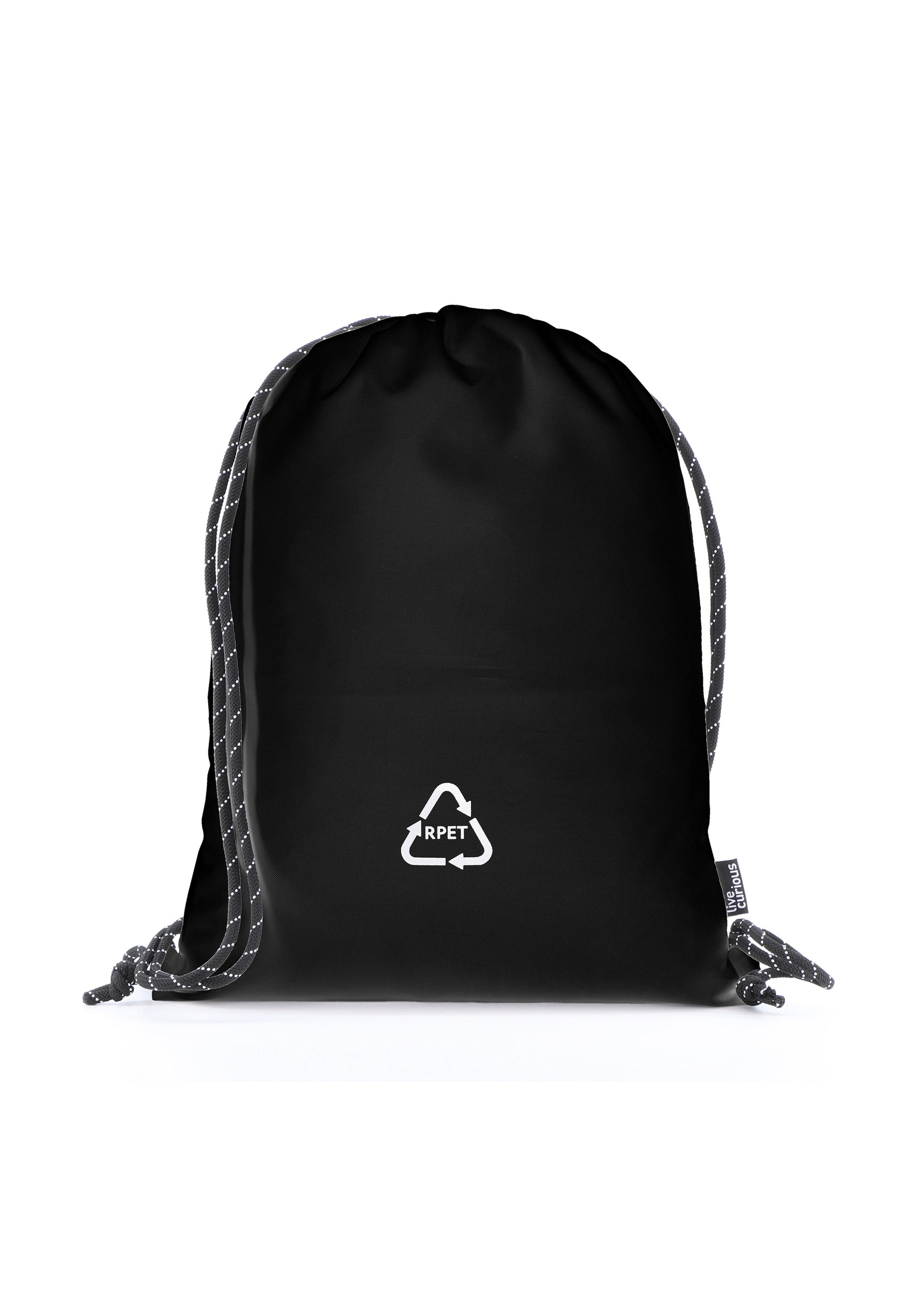 National Geographic - Saturn Sportbeutel / Turnbeutel / Kordelzugtasche - Schwarz