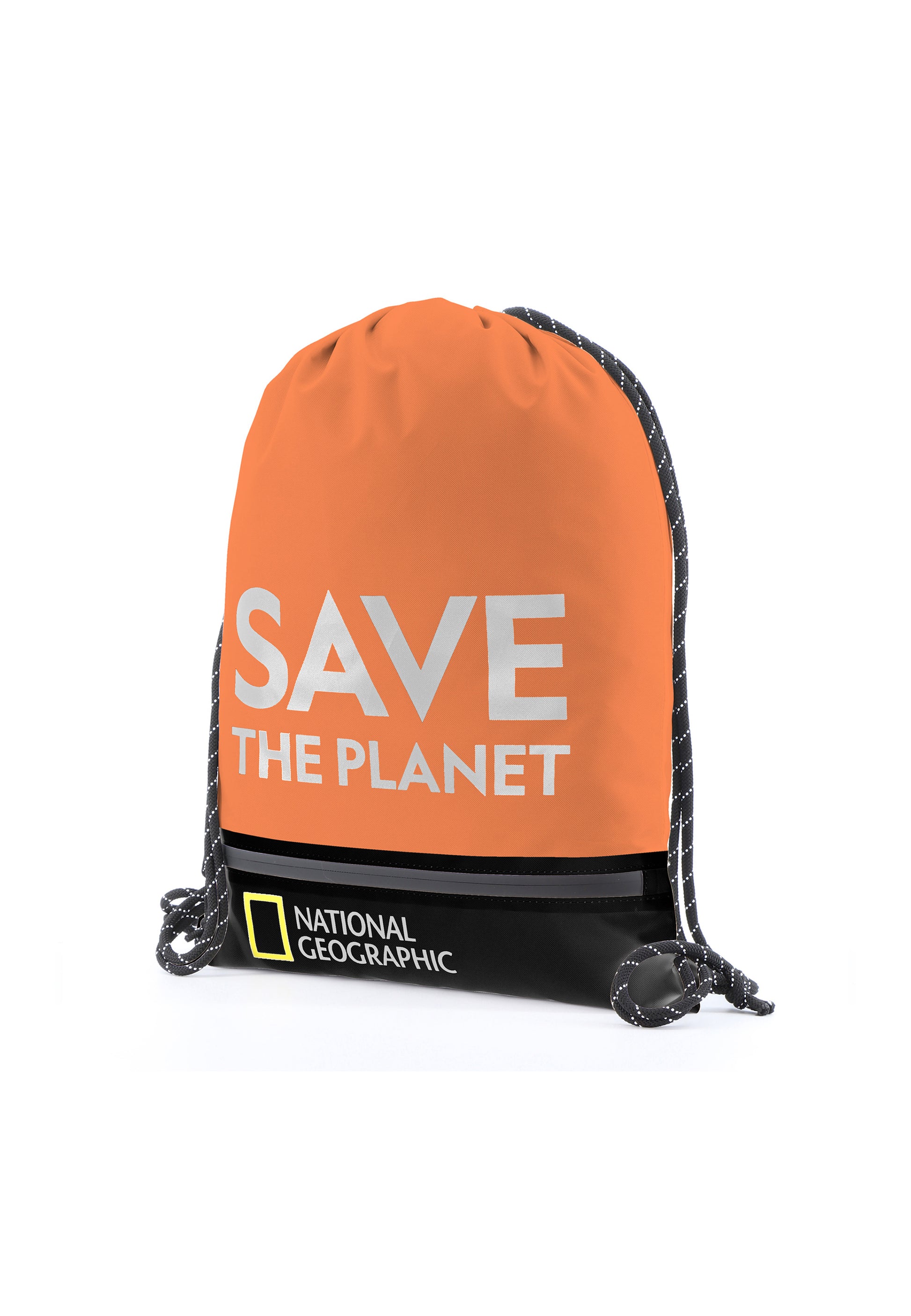 National Geographic - Saturn Sportbeutel / Turnbeutel / Kordelzugtasche - Orange
