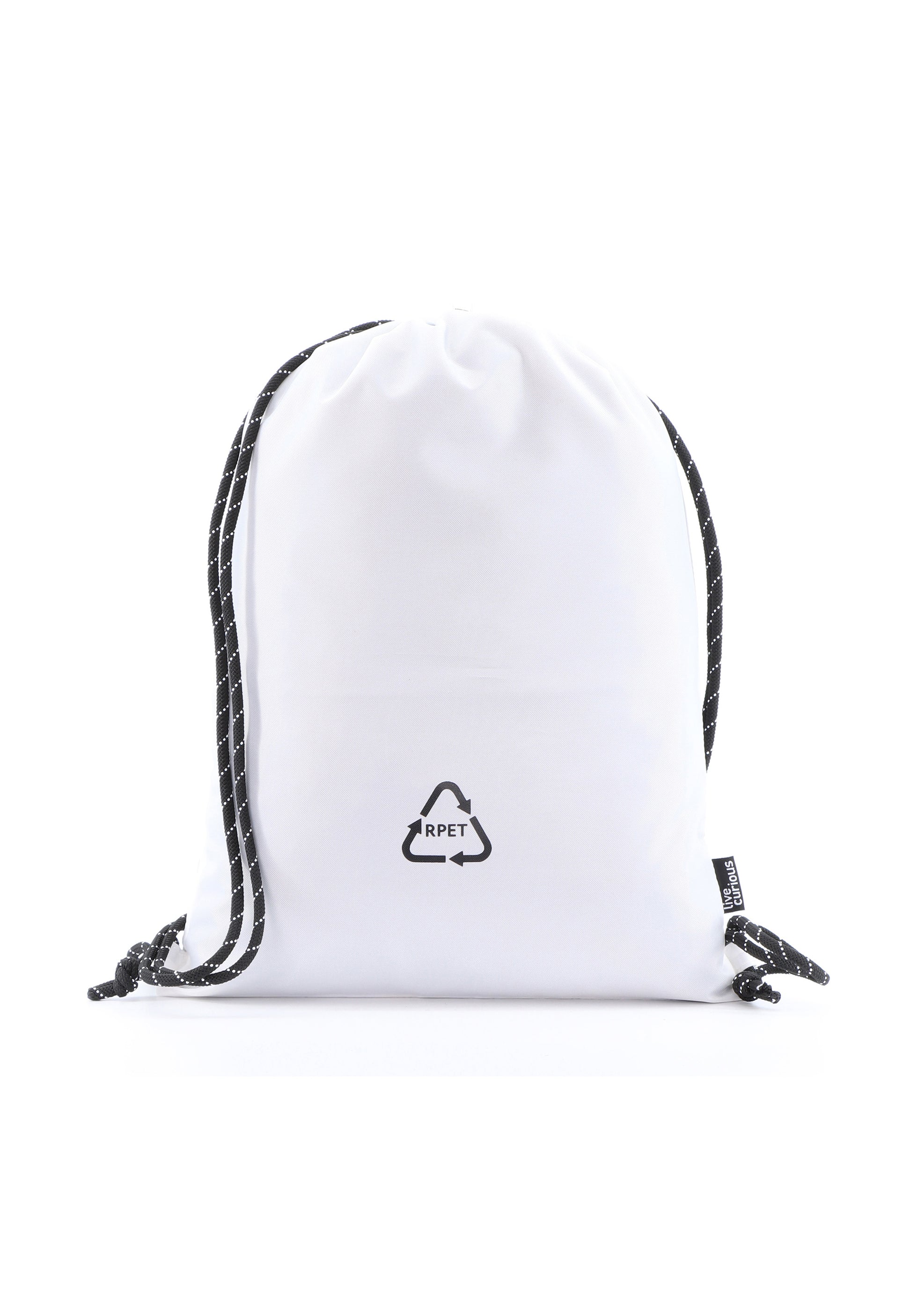 National Geographic - Saturn Sportbeutel / Turnbeutel / Kordelzugtasche - Weiß