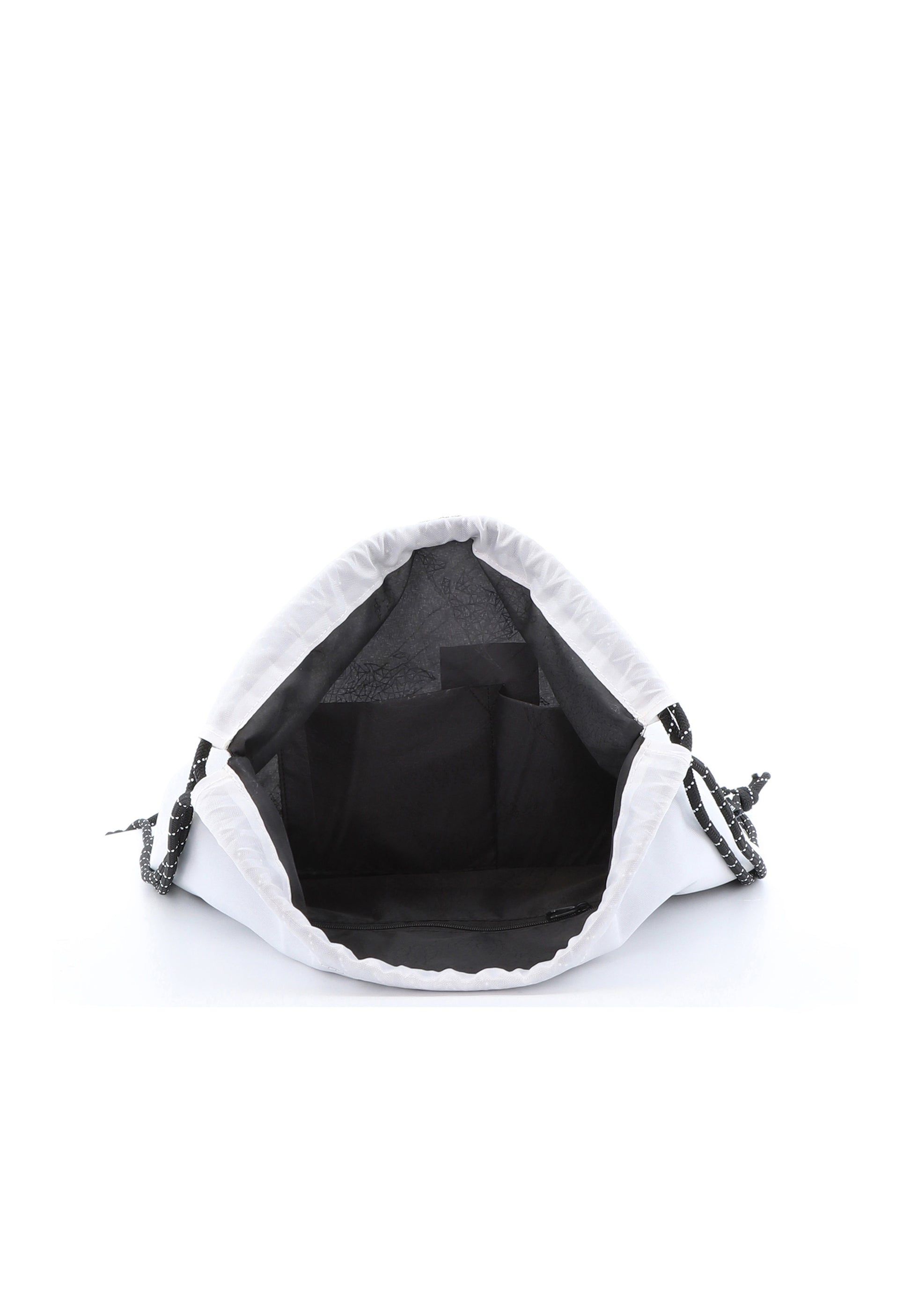 National Geographic - Saturn Sportbeutel / Turnbeutel / Kordelzugtasche - Weiß