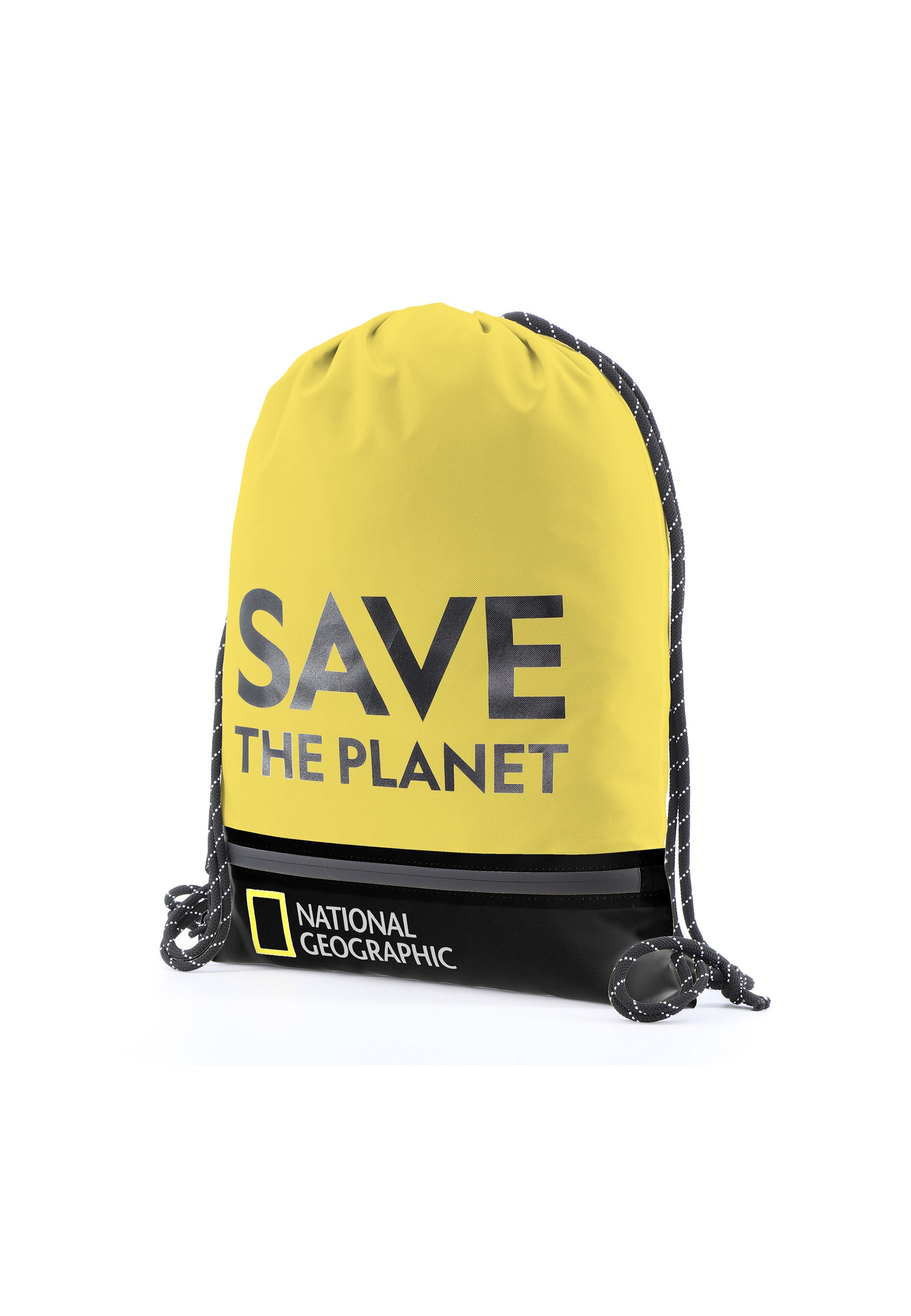 National Geographic - Saturn Sportbeutel / Turnbeutel / Kordelzugtasche - Gelb