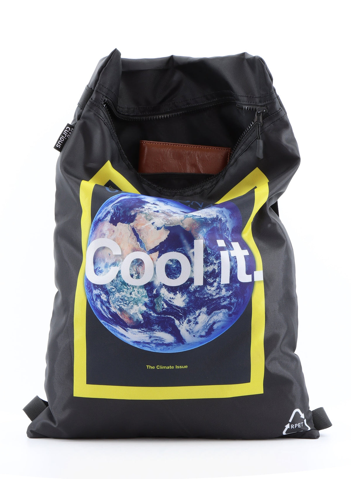 National Geographic Earth Turnbeutel 5 L Schwarz – Produktansicht 2