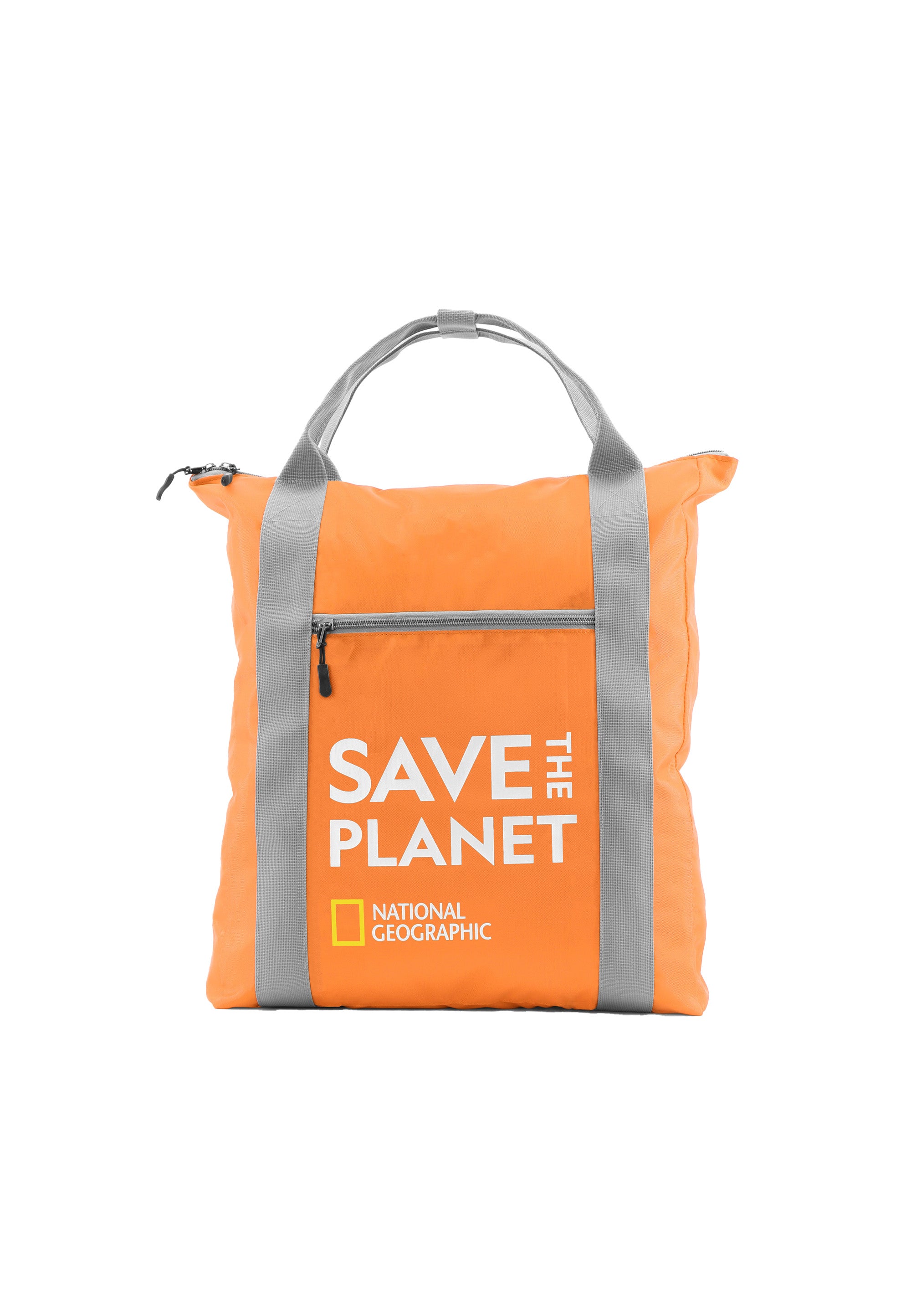 National Geographic - Jupiter | Leichte Rucksack-Tasche aus recycelten Plastik Flaschen | Orange