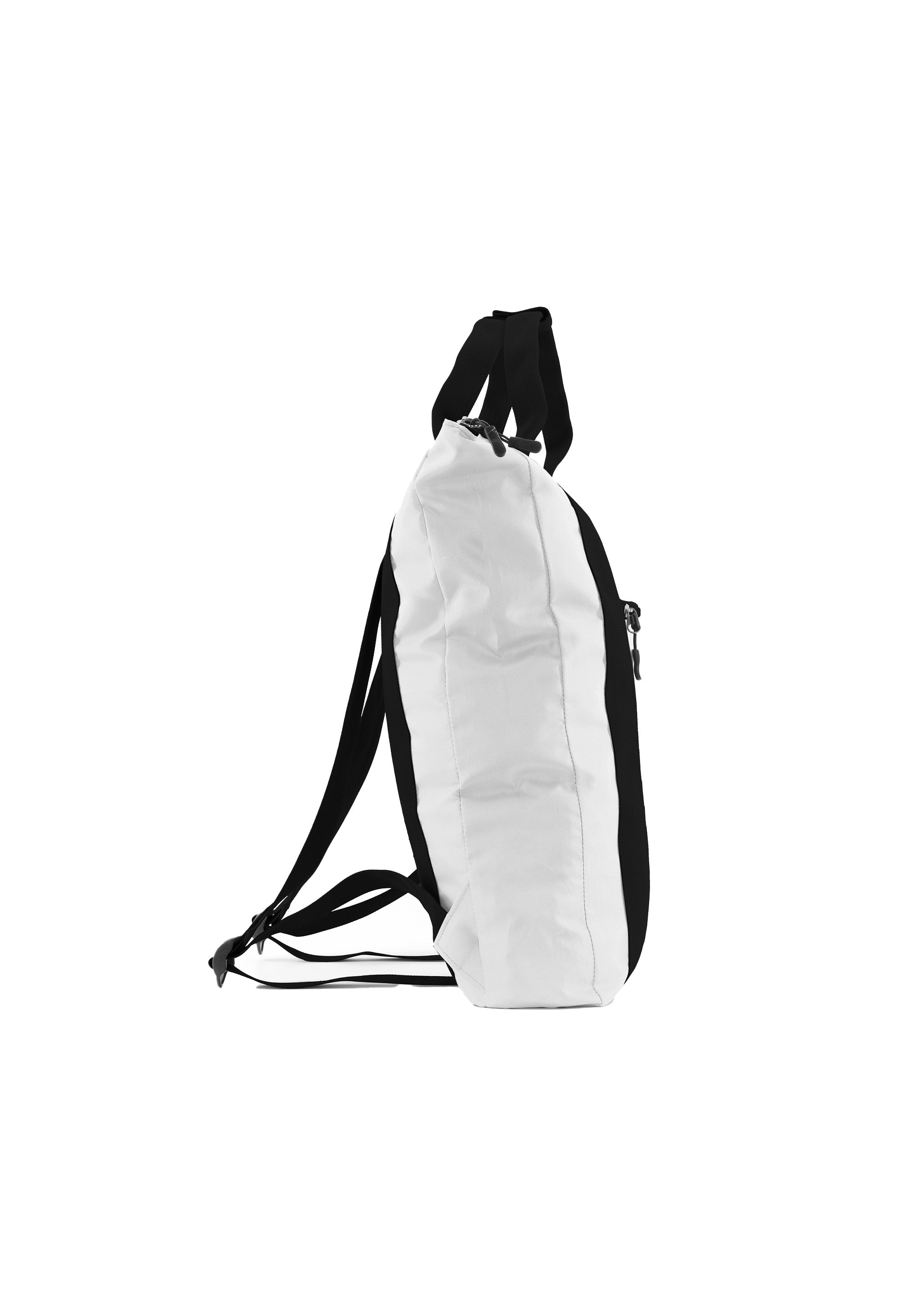 National Geographic - Jupiter | Leichte Rucksack-Tasche aus recycelten Plastik Flaschen | Weiß