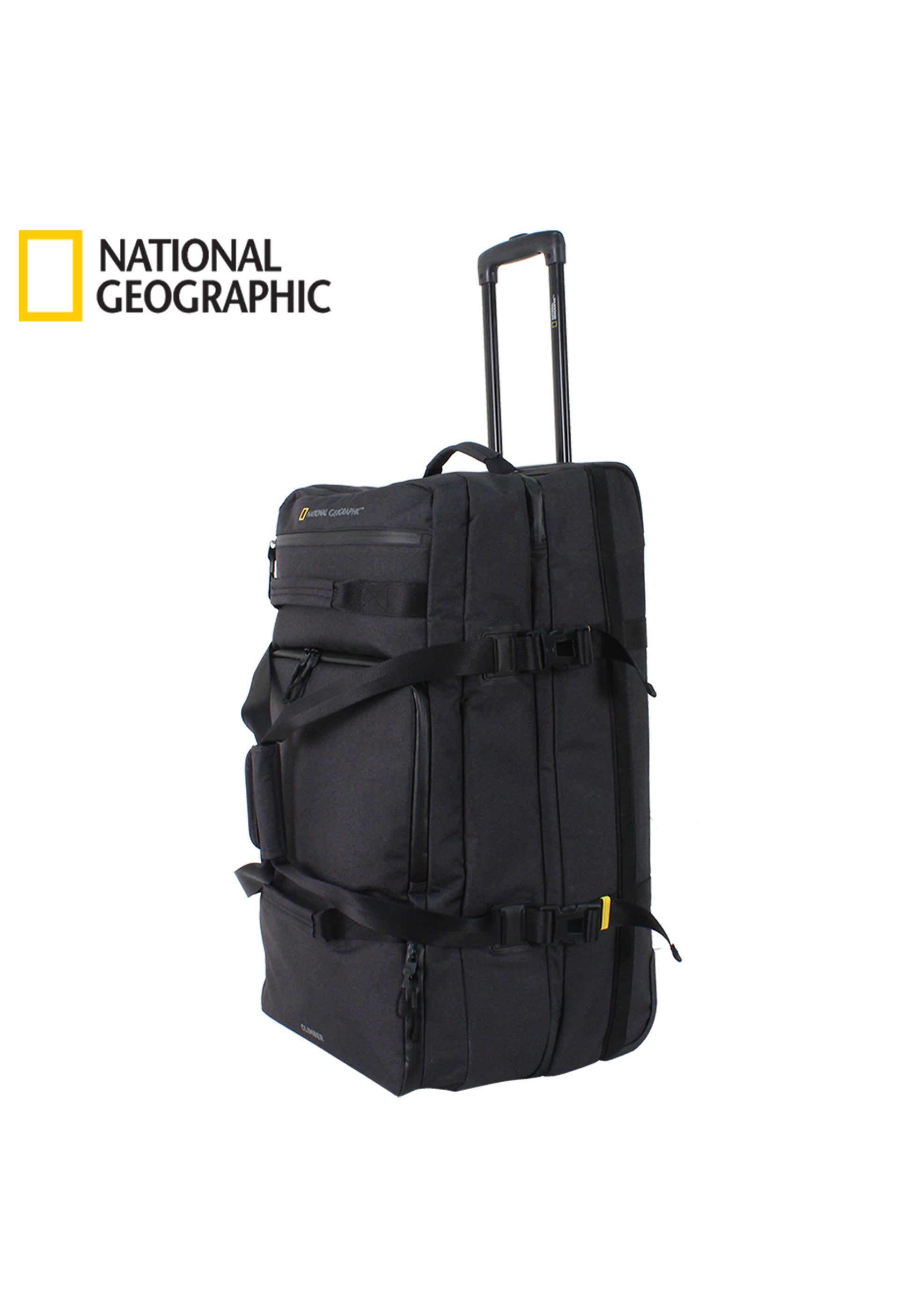 National Geographic - Expedition Weichschalenkoffer / Trolley / Reisekoffer - 71 cm - (Medium) - Schwarz