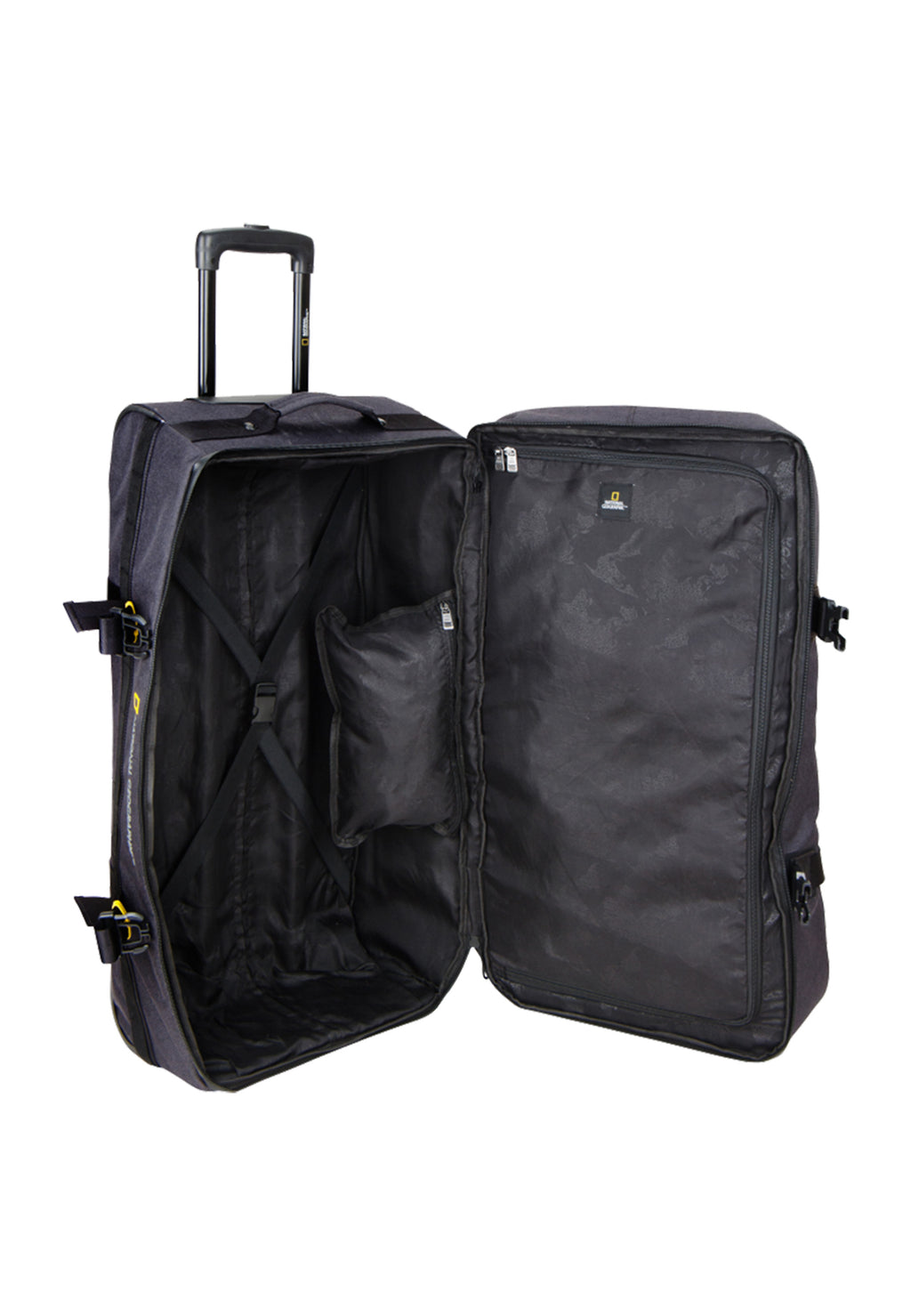 National Geographic - Expedition Weichschalenkoffer / Trolley / Reisekoffer - 71 cm - (Medium) - Schwarz