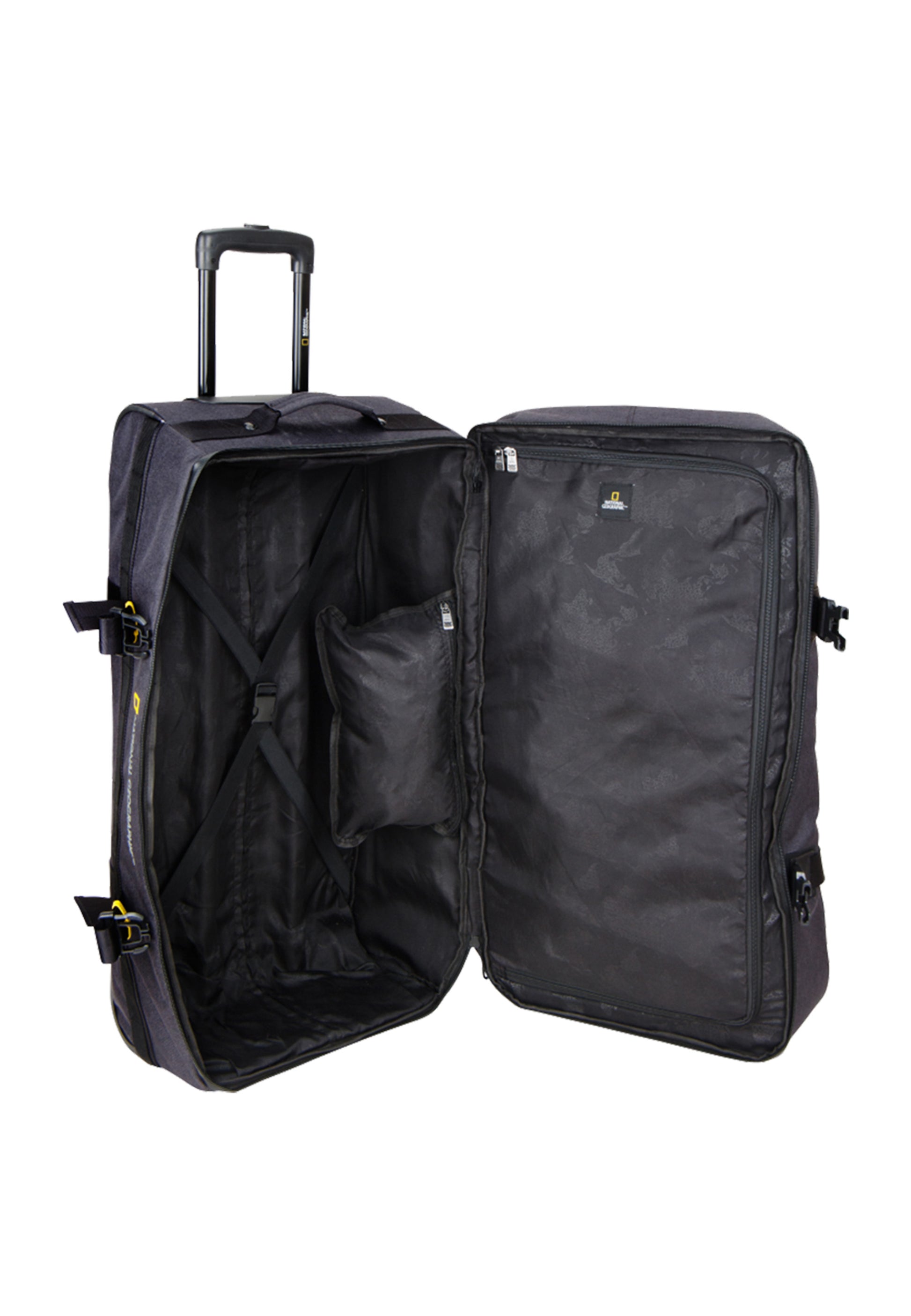 National Geographic - Expedition Weichschalenkoffer / Trolley / Reisekoffer - 71 cm - (Medium) - Schwarz