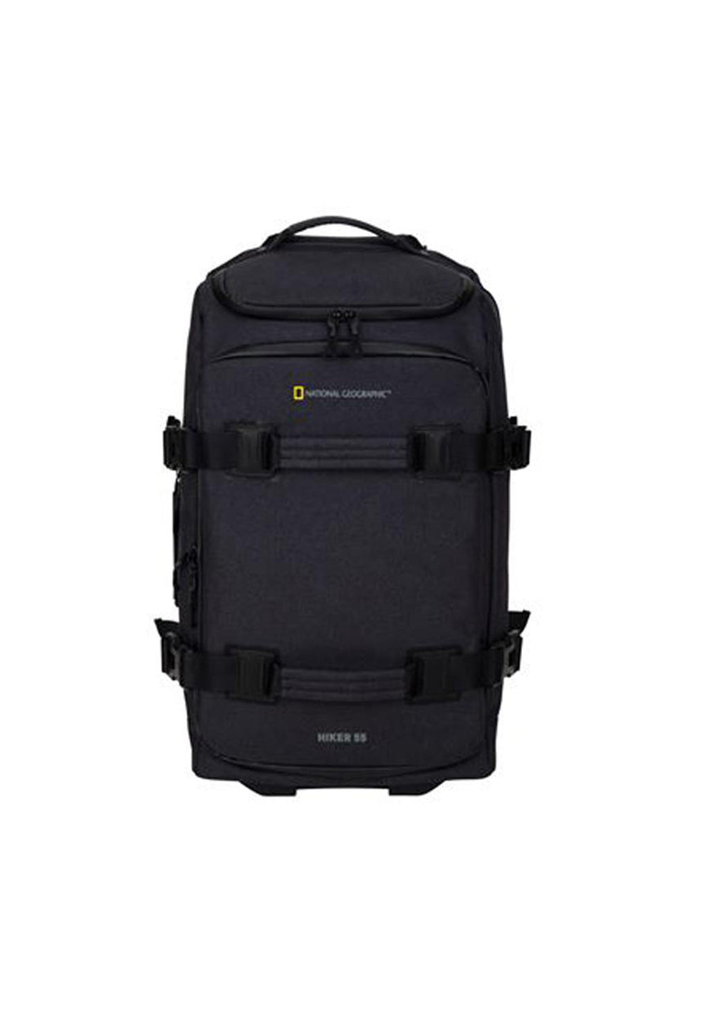 National Geographic - Expedition Handgepäck Weichschalenkoffer / Trolley / Reisekoffer - 55 cm - (Small) - Schwarz