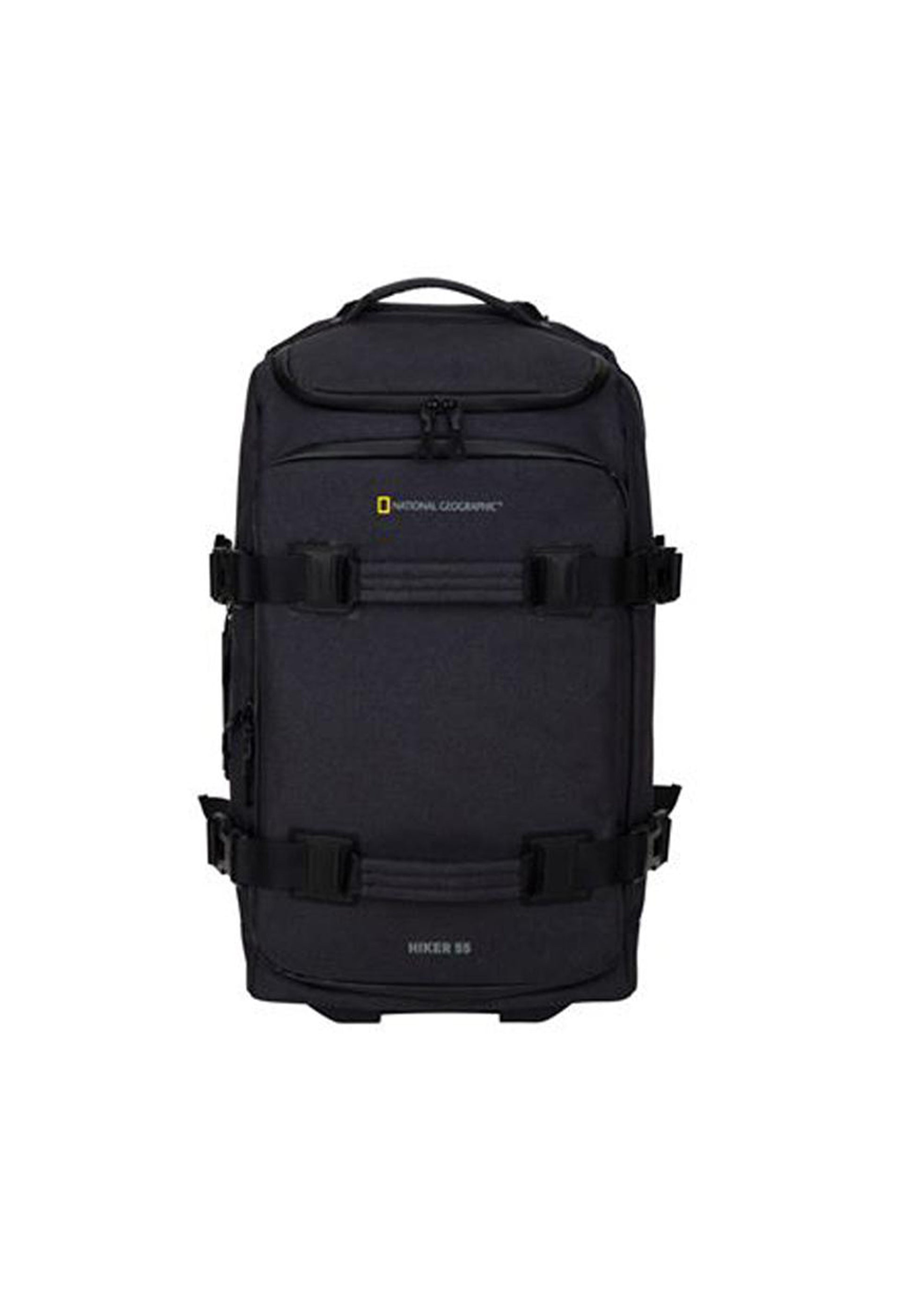 National Geographic - Expedition Handgepäck Weichschalenkoffer / Trolley / Reisekoffer - 55 cm - (Small) - Schwarz
