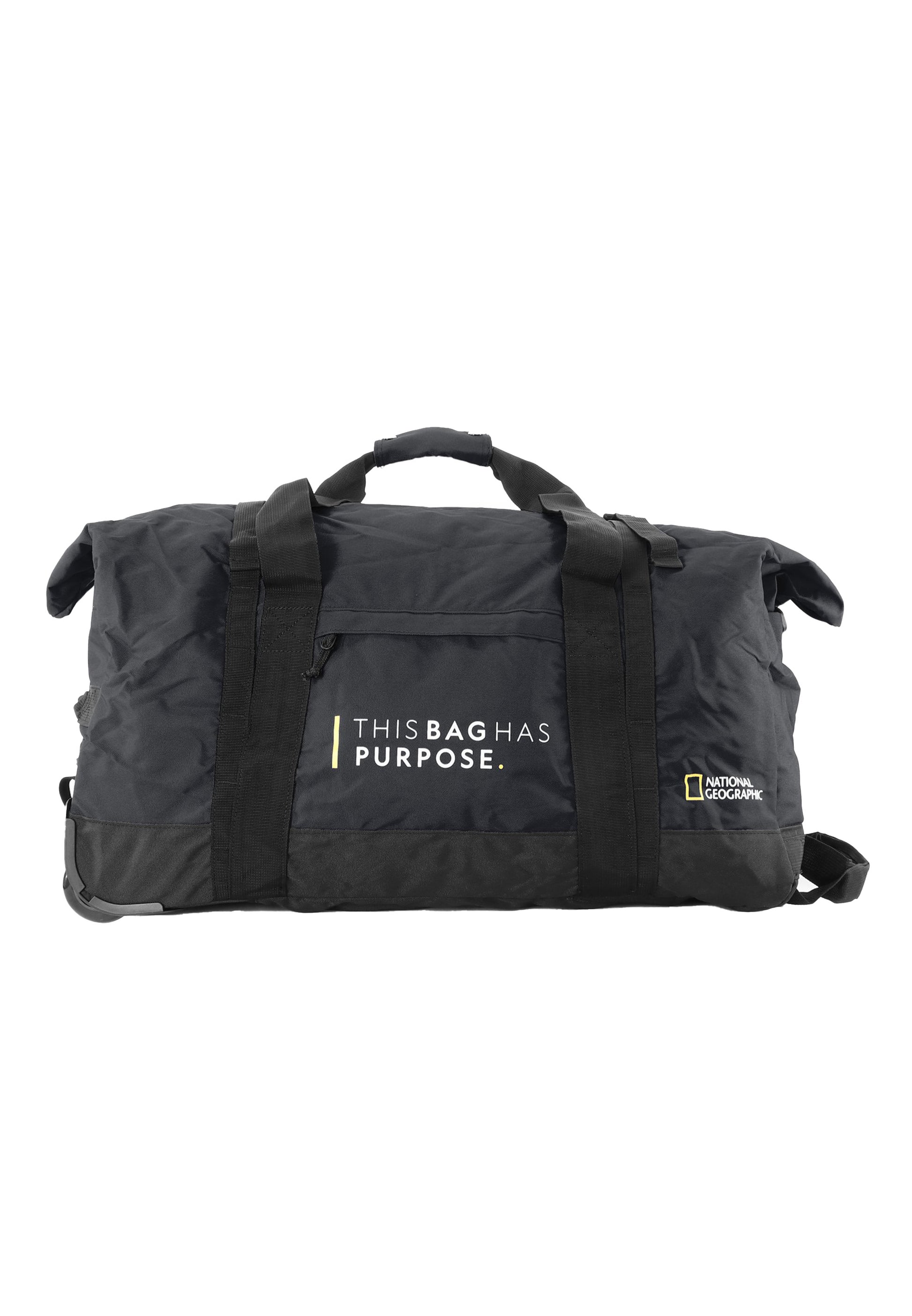 National Geographic - Pathway Rollentasche / Trollytasche / Reisetasche mit Rollen - 68L - Schwarz