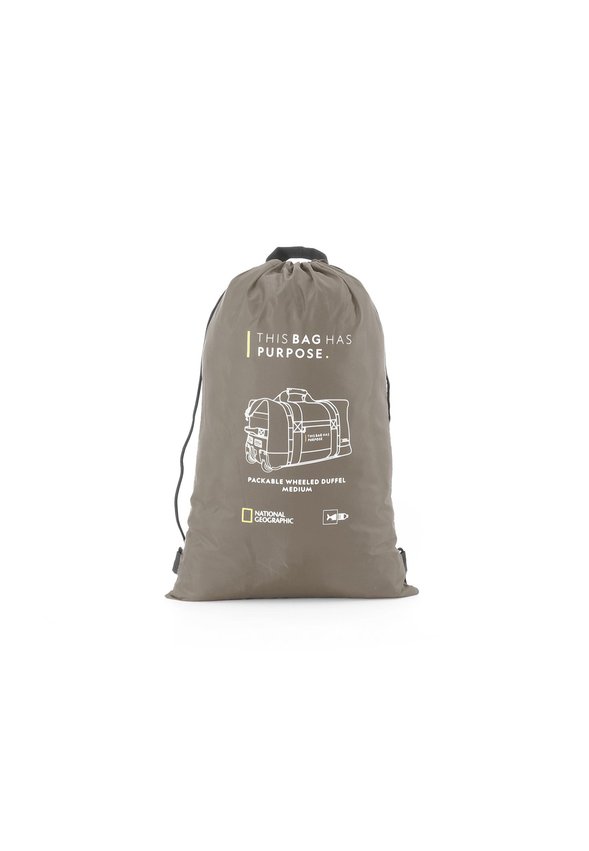 National Geographic - Pathway Rollentasche / Trollytasche / Reisetasche mit Rollen - 68L - Khaki