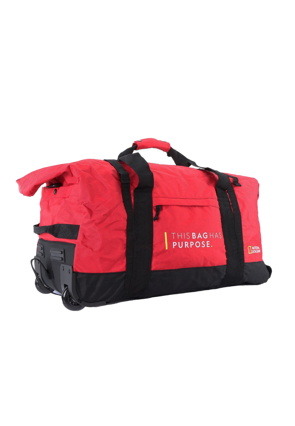 National Geographic - Pathway Rollentasche / Trollytasche / Reisetasche mit Rollen - 68L - Rot