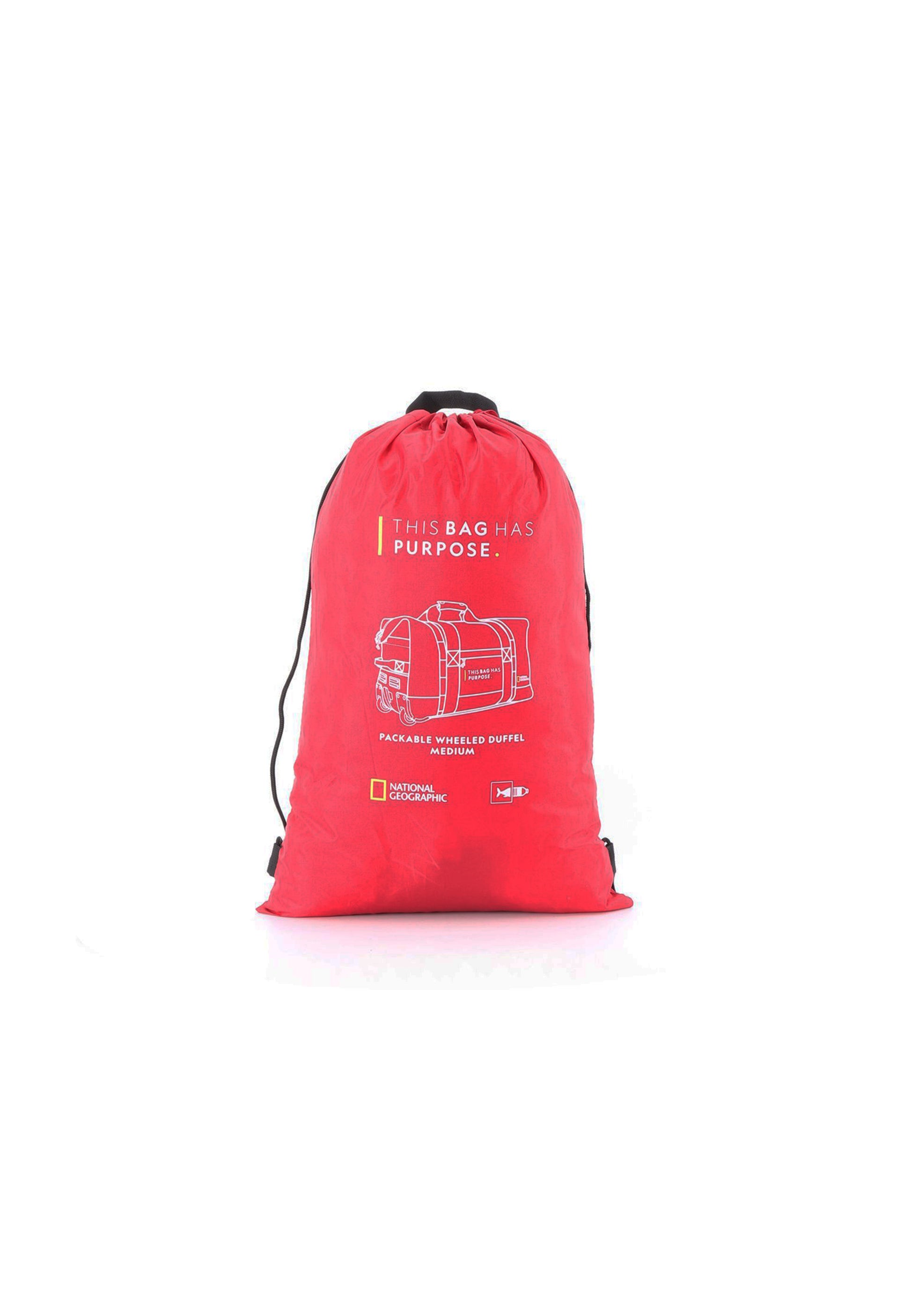 National Geographic - Pathway Rollentasche / Trollytasche / Reisetasche mit Rollen - 68L - Rot