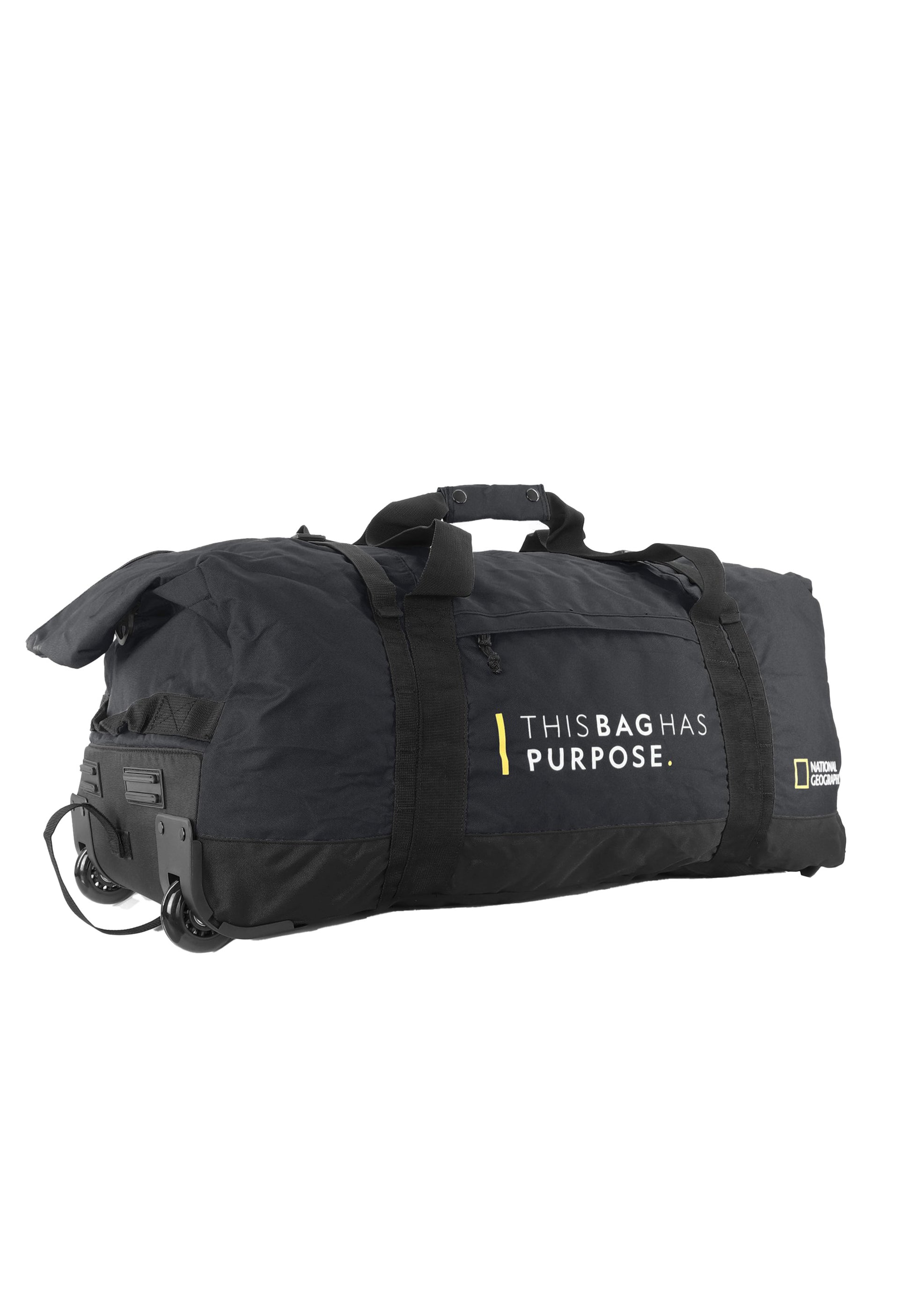 National Geographic - Pathway Rollentasche / Trollytasche / Reisetasche mit Rollen - 92L - Schwarz