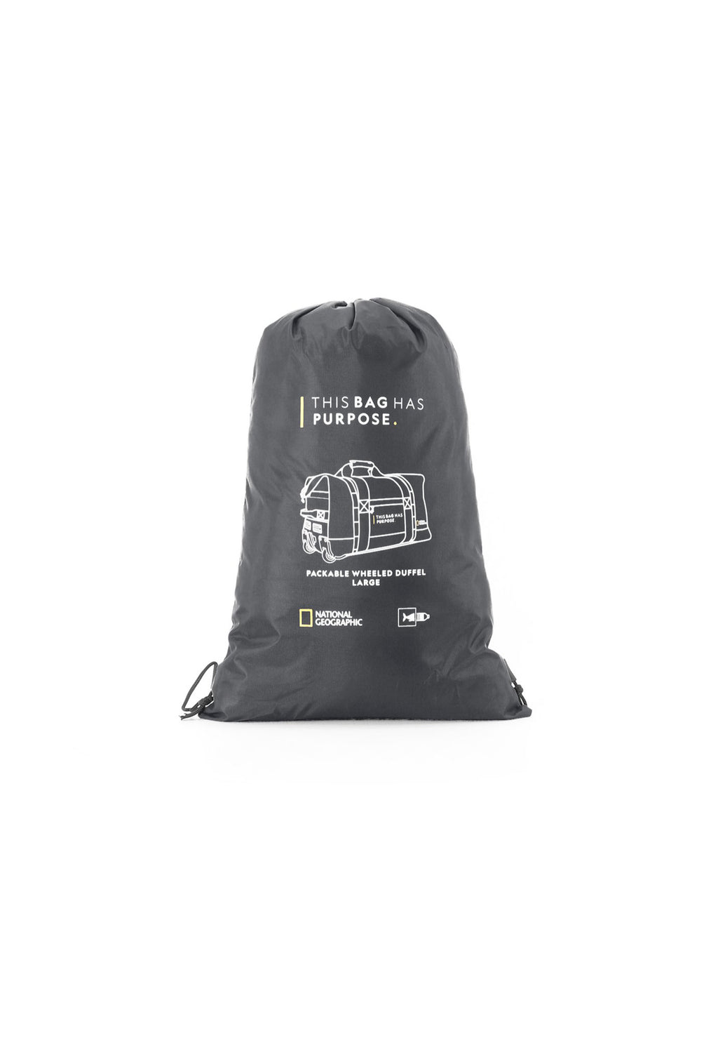 National Geographic - Pathway Rollentasche / Trollytasche / Reisetasche mit Rollen - 92L - Schwarz