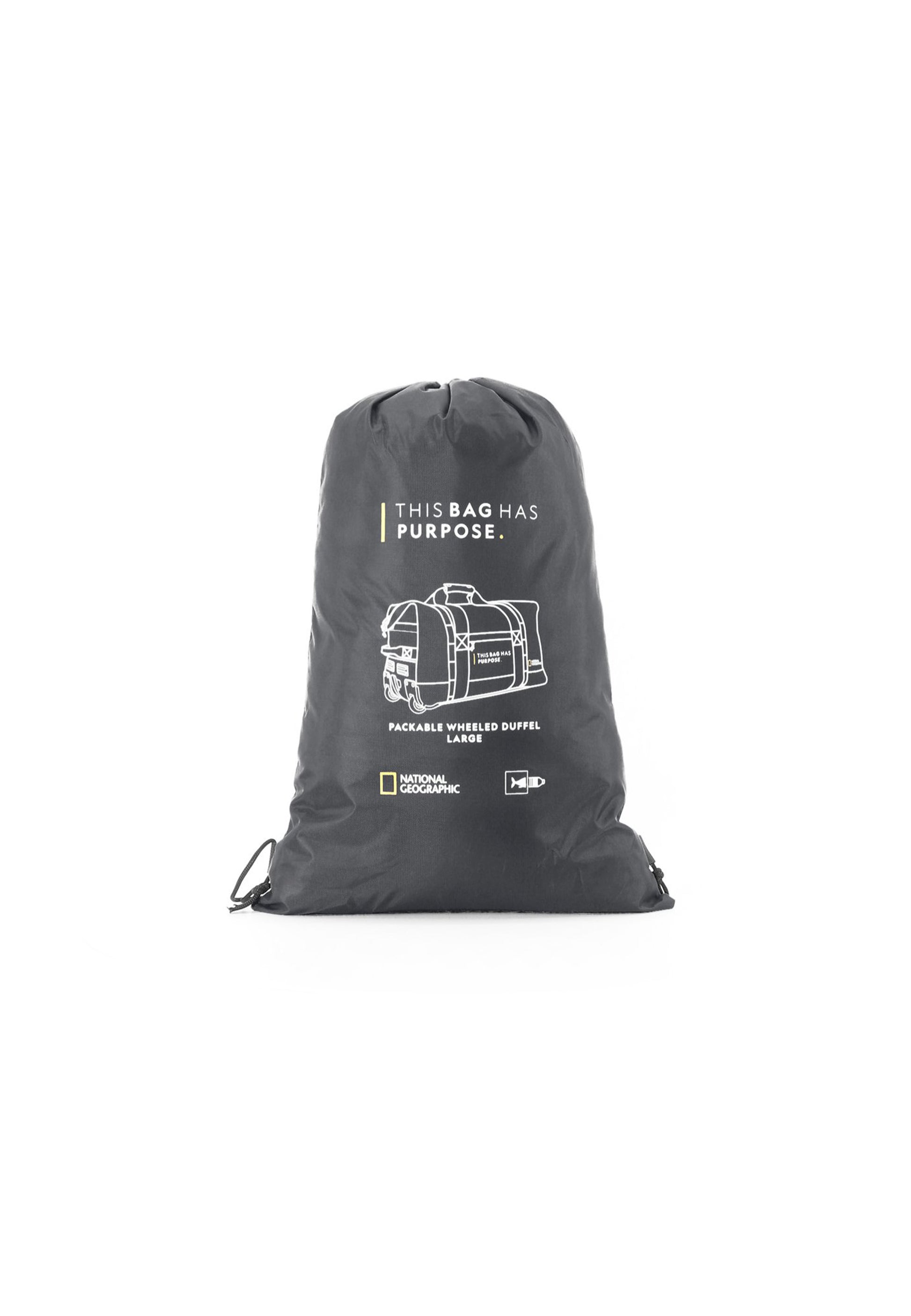 National Geographic - Pathway Rollentasche / Trollytasche / Reisetasche mit Rollen - 92L - Schwarz