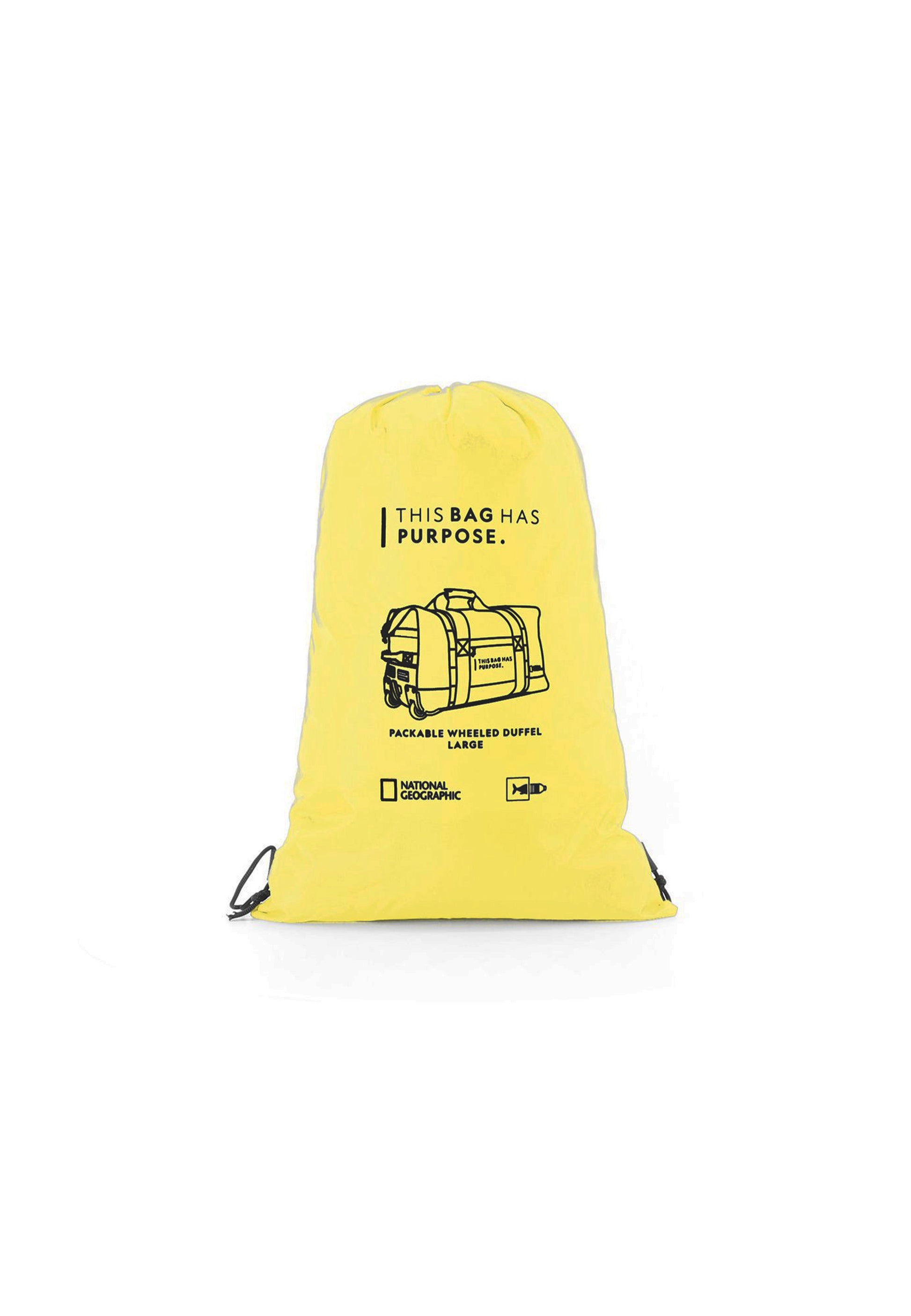 National Geographic - Pathway Rollentasche / Trollytasche / Reisetasche mit Rollen - 92L - Gelb