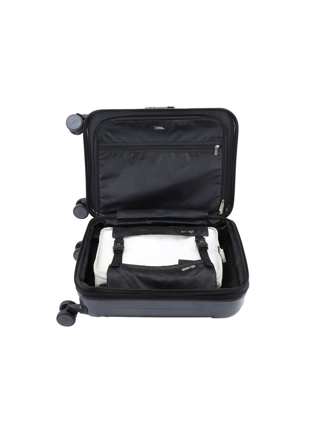 National Geographic Canyon Handgepäckkoffer 55 cm Small Metallic Schwarz – Produktansicht 6