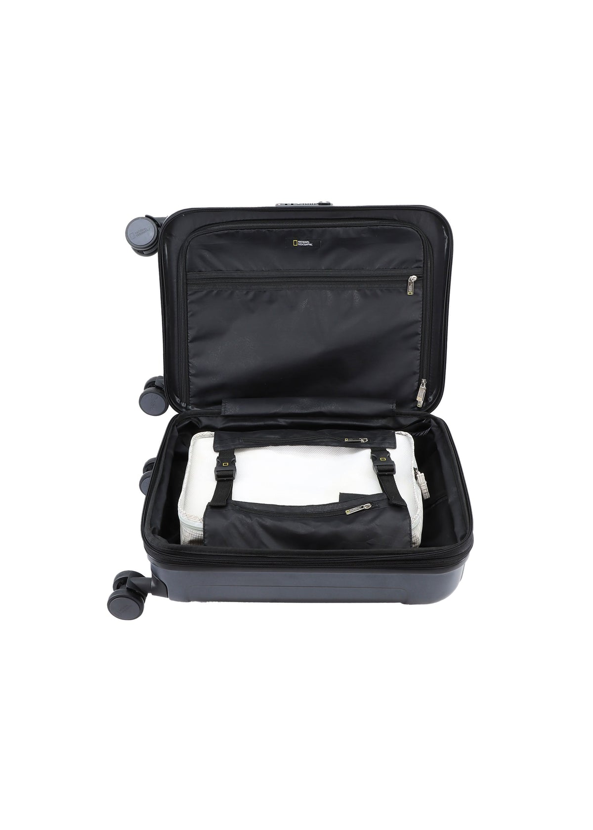 National Geographic Canyon Handgepäckkoffer 55 cm Small Metallic Schwarz – Produktansicht 6