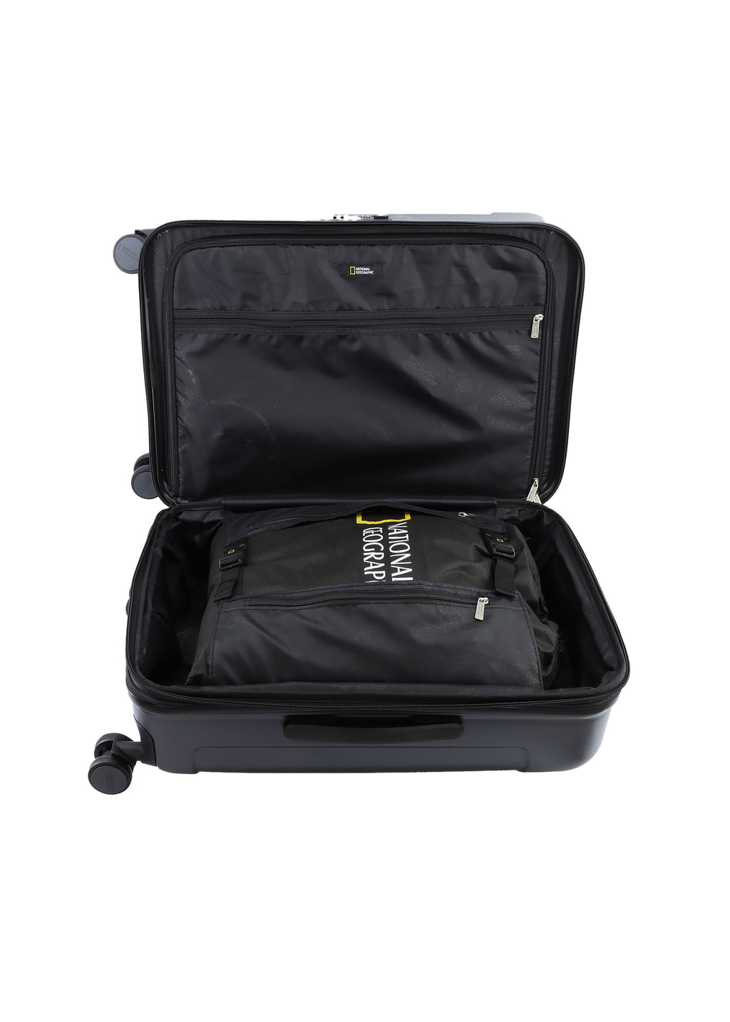 National Geographic Canyon Hartschalenkoffer 67 cm Medium Metallic Schwarz – Produktansicht 7