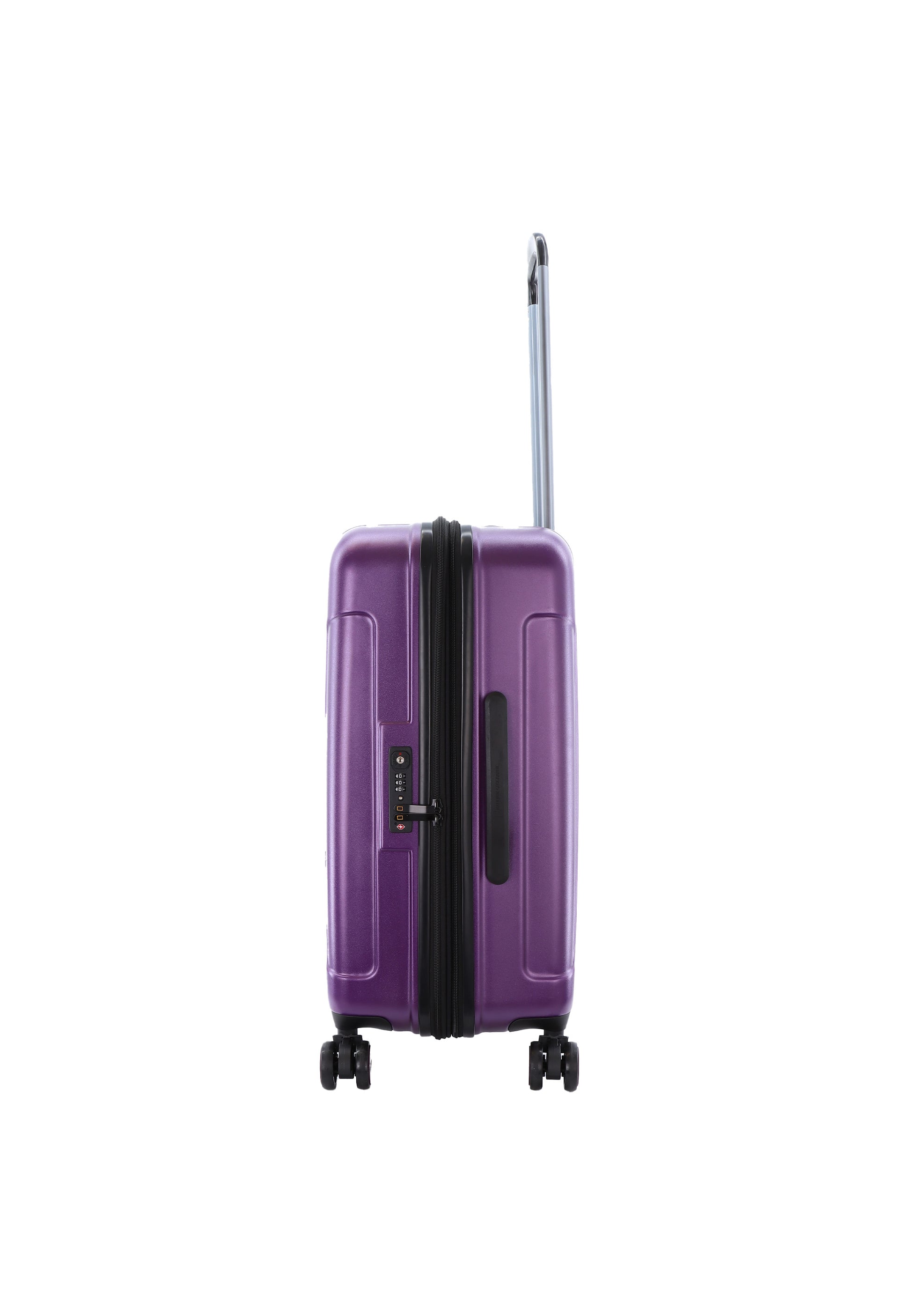 National Geographic - Canyon Hartschalenkoffer / Trolley / Reisekoffer - 67 cm - (Medium) - Blau / Lila