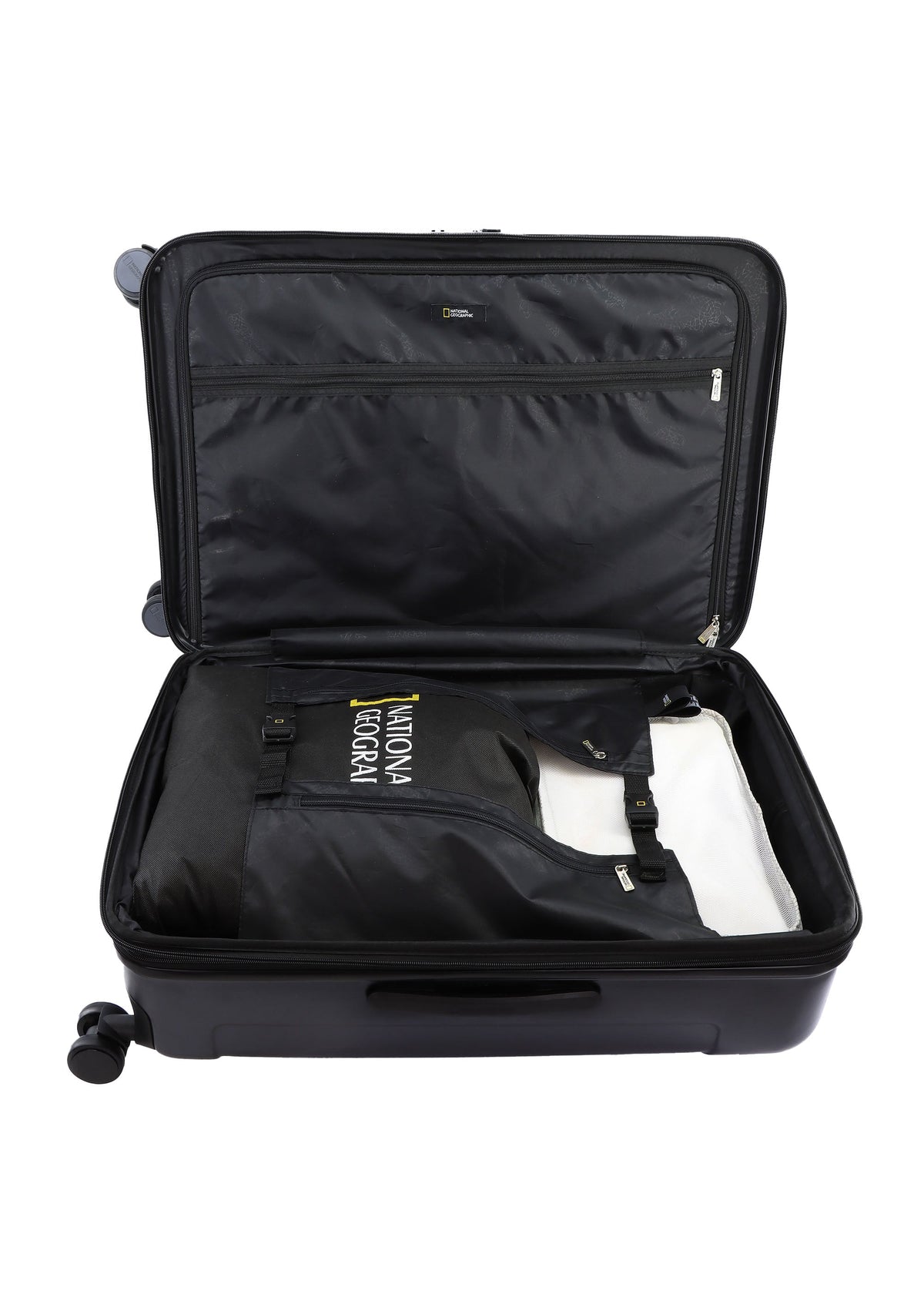 National Geographic Canyon Hartschalenkoffer 67 cm Medium Metallic Schwarz – Produktansicht 8
