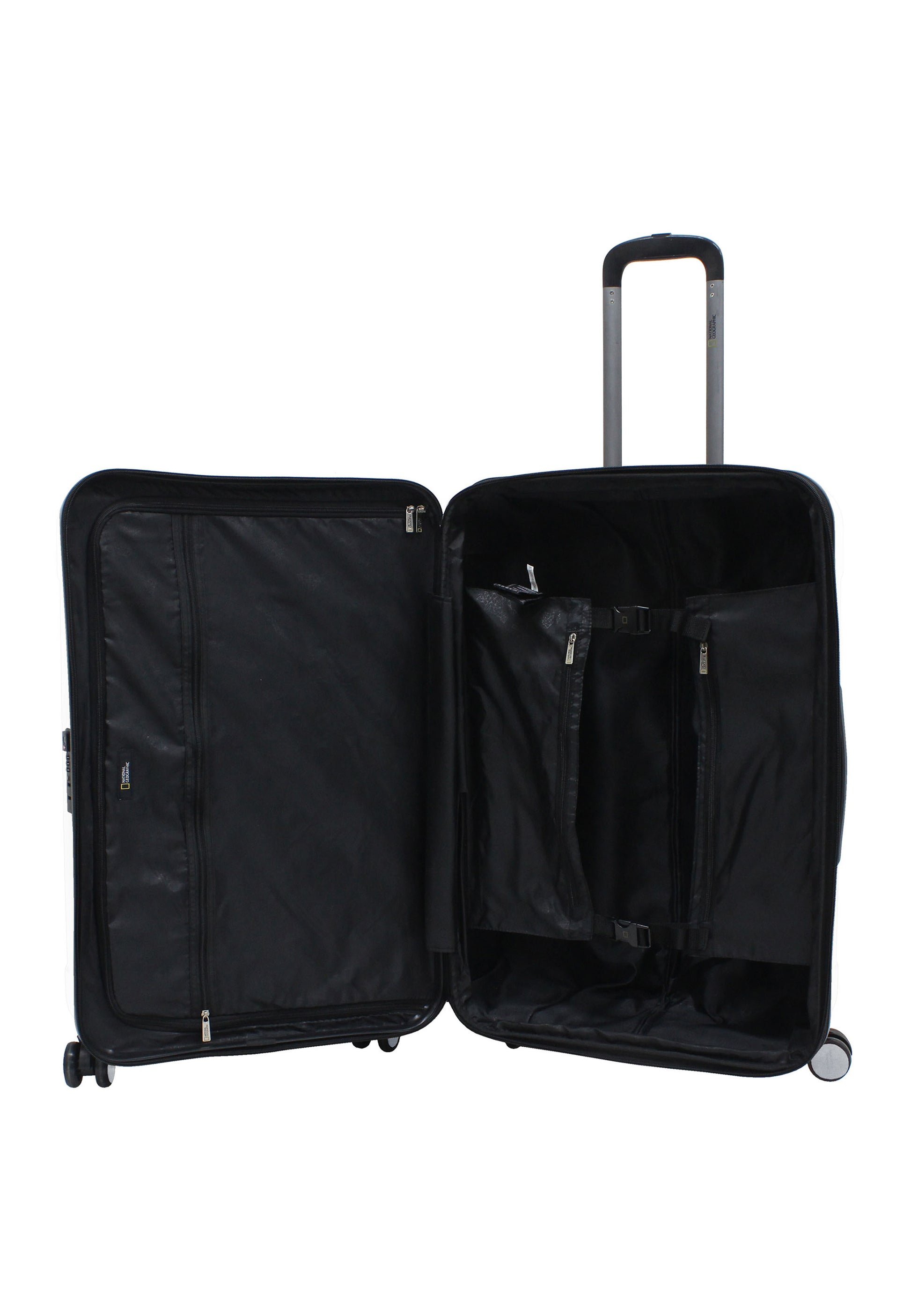 National Geographic - Canyon Hartschalenkoffer / Trolley / Reisekoffer - 77 cm - (Large) - Silber