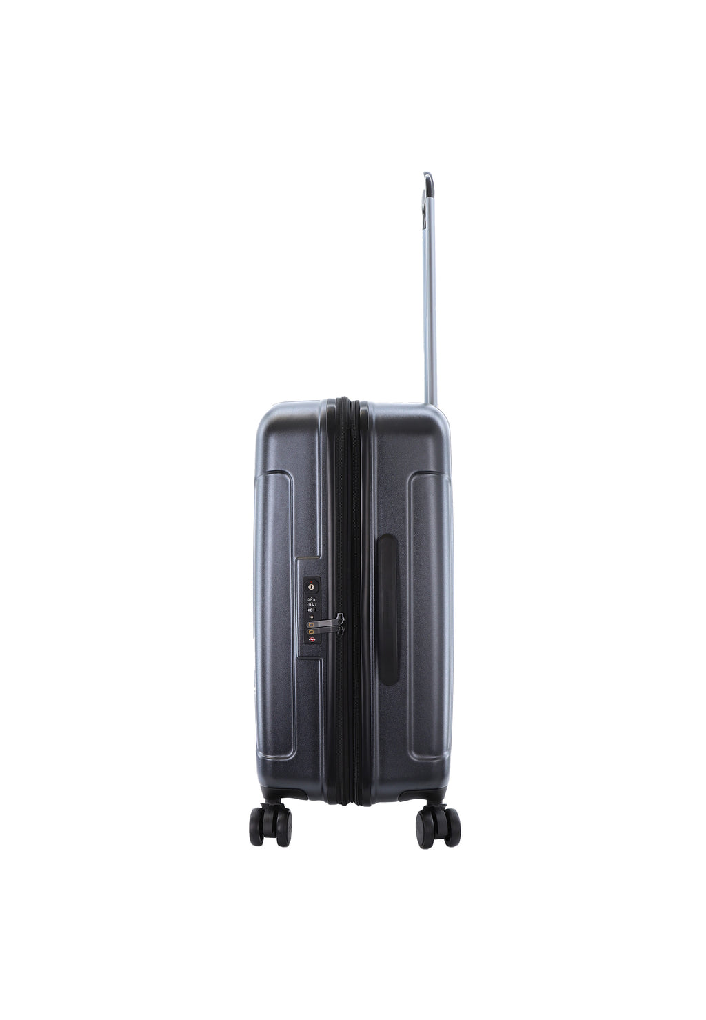National Geographic - Canyon Hartschalenkoffer / Trolley / Reisekoffer - 67 cm - (Medium) - Silber