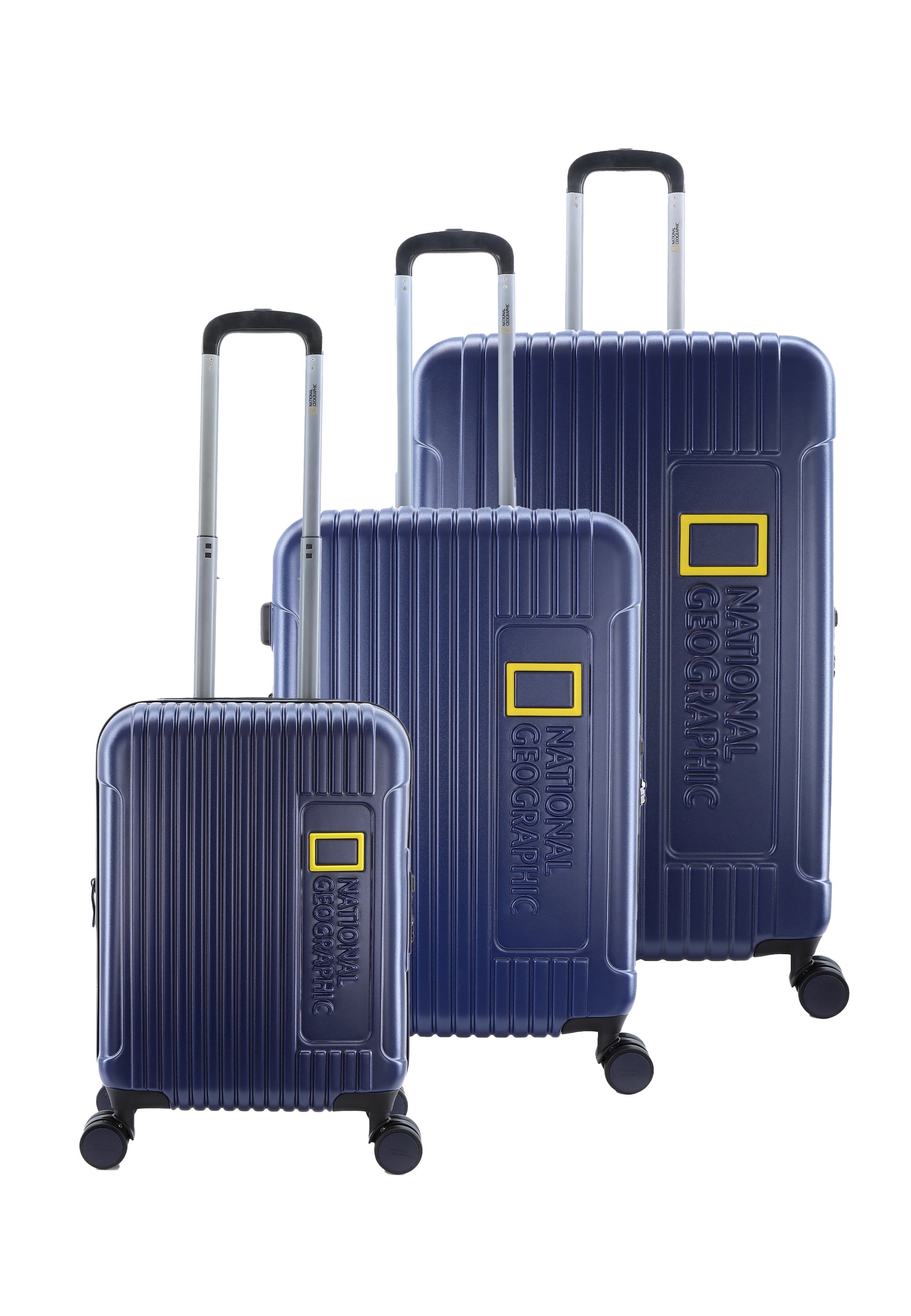 National Geographic - Canyon Hartschalen-Kofferset / Trolley-Set / Reisekofferset - (S/M/L) - Blau