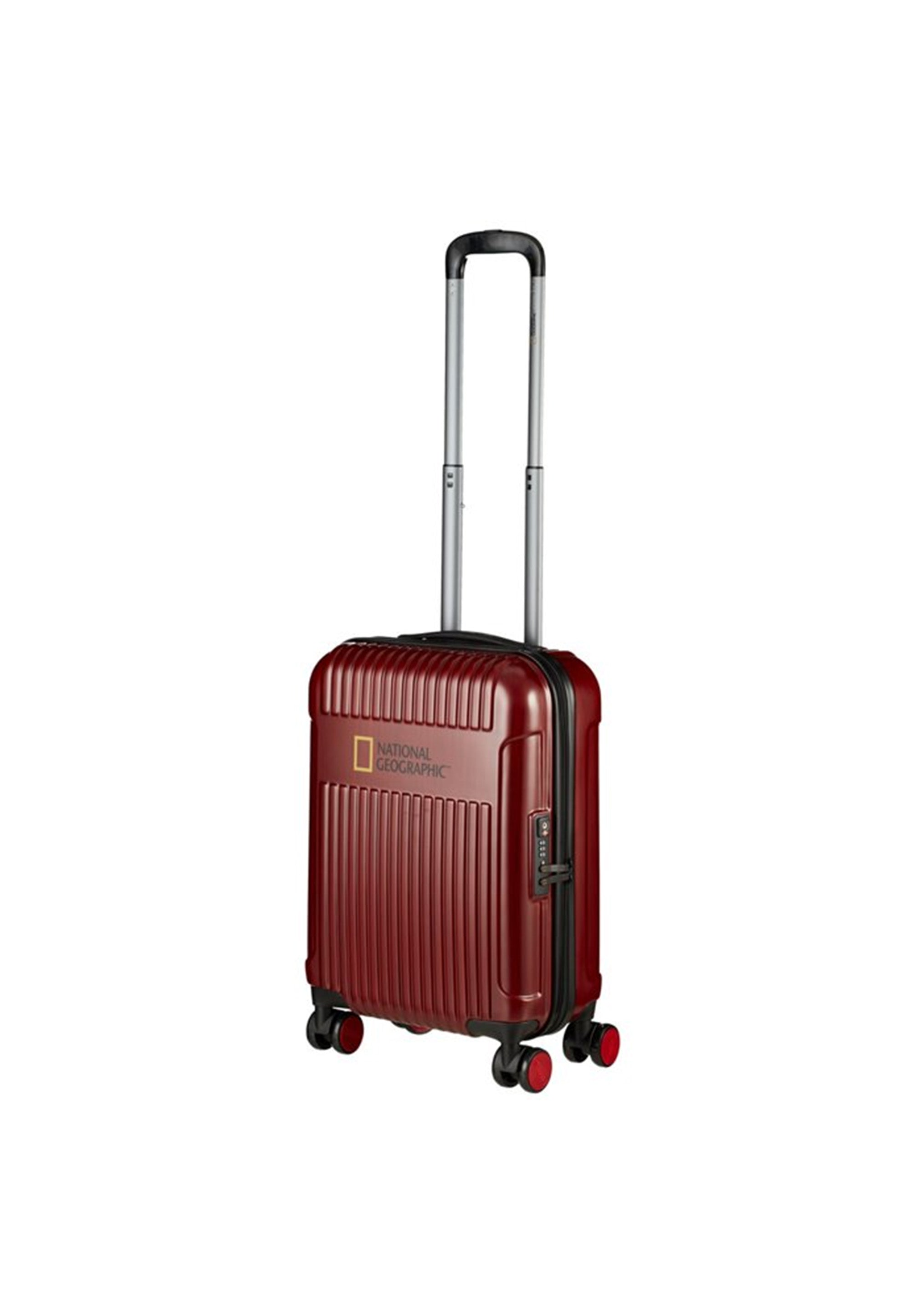 National Geographic - Transit Handgepäck mit Laptopfach Hartschalenkoffer / Trolley / Reisekoffer - 55cm - (Small) Rot