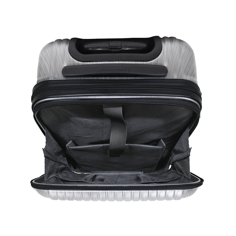 National Geographic Transit Handgepäckkoffer 55 cm Small mit Laptopfach Silber – Produktansicht 5