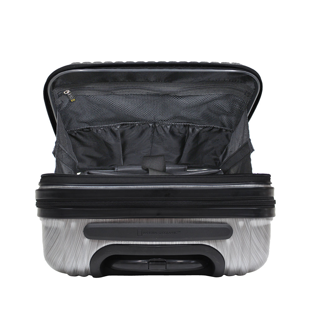 National Geographic Transit Handgepäckkoffer 55 cm Small mit Laptopfach Silber – Produktansicht 6