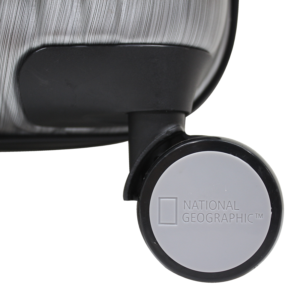 National Geographic Transit Handgepäckkoffer 55 cm Small mit Laptopfach Silber – Produktansicht 8