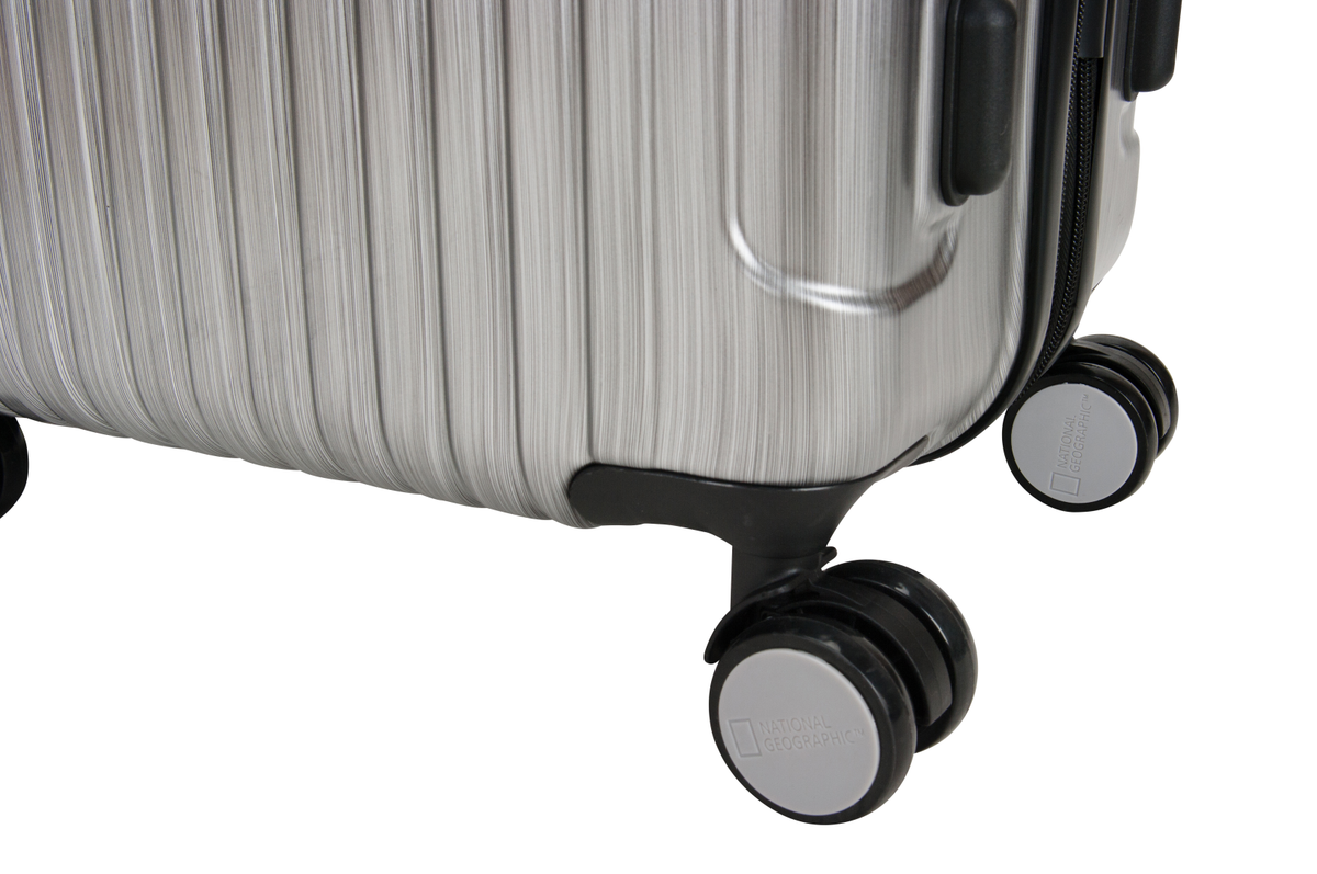 National Geographic Transit Hartschalenkoffer 76,5 cm Large Silber – Produktansicht 4
