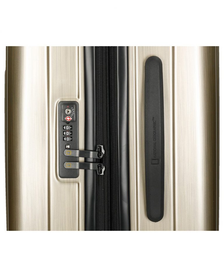 National Geographic Transit Hartschalenkoffer 67 cm Medium Champagnergold – Produktansicht 7